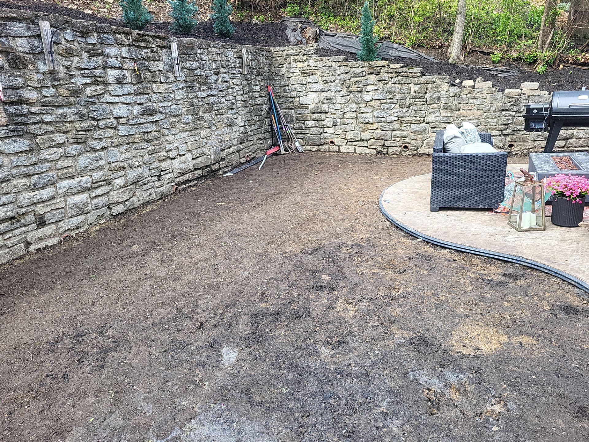 Cincinnati Artificial Turf Installation for Residential Padded Lawn by Southwest Greens Midwest