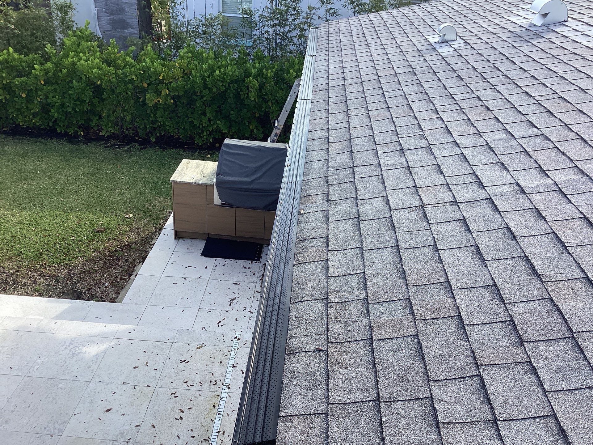 Black Gutter Guard Gutter Installation in Fort Myers FL by Gutter Professors