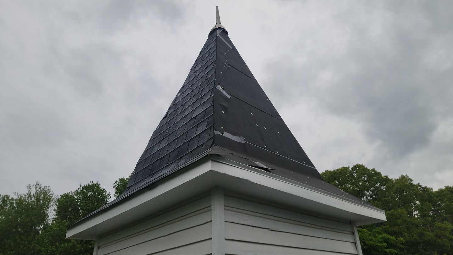 Church Roof Installation using GAF Slateline by ExteriorPros