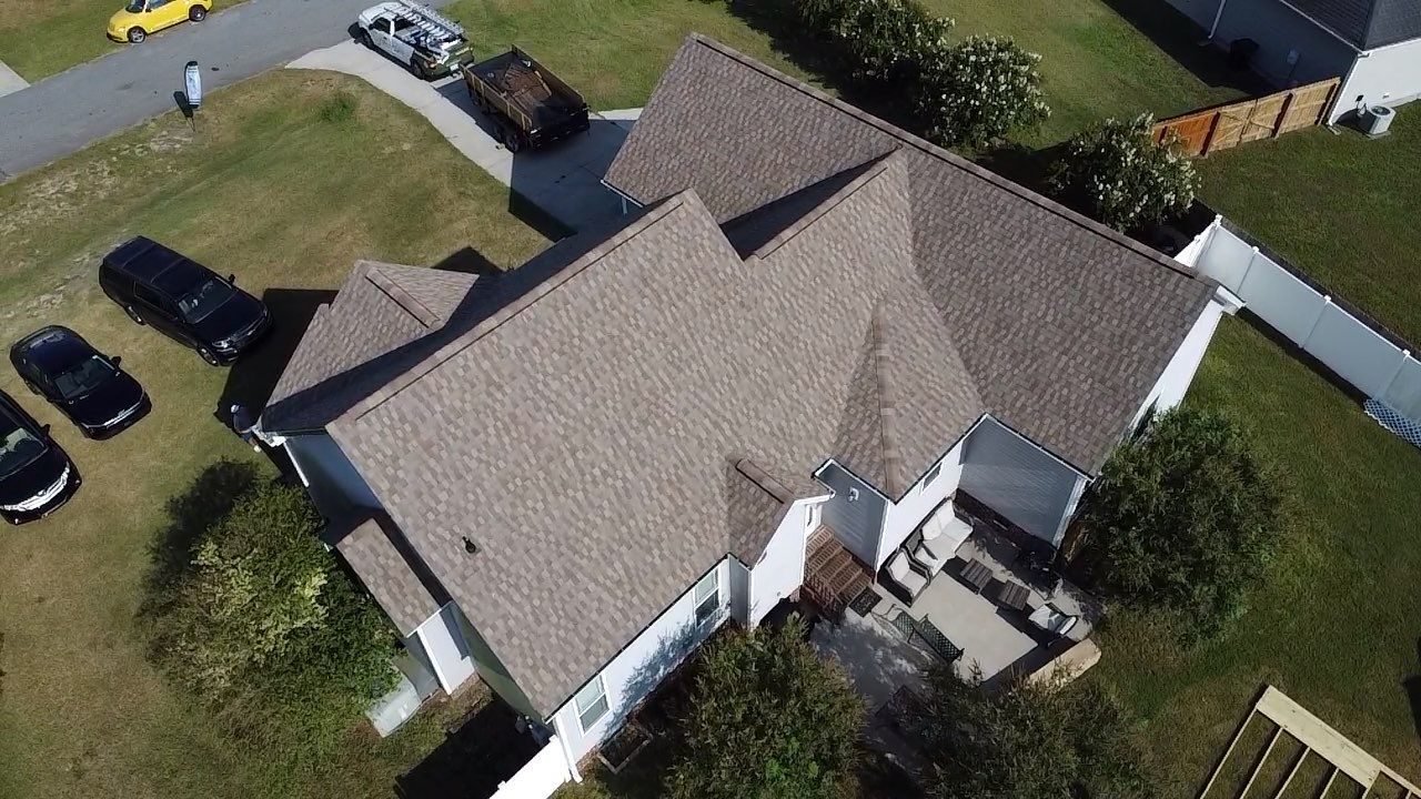 GAF HDZ Golden Harvest by Skybird Roofing