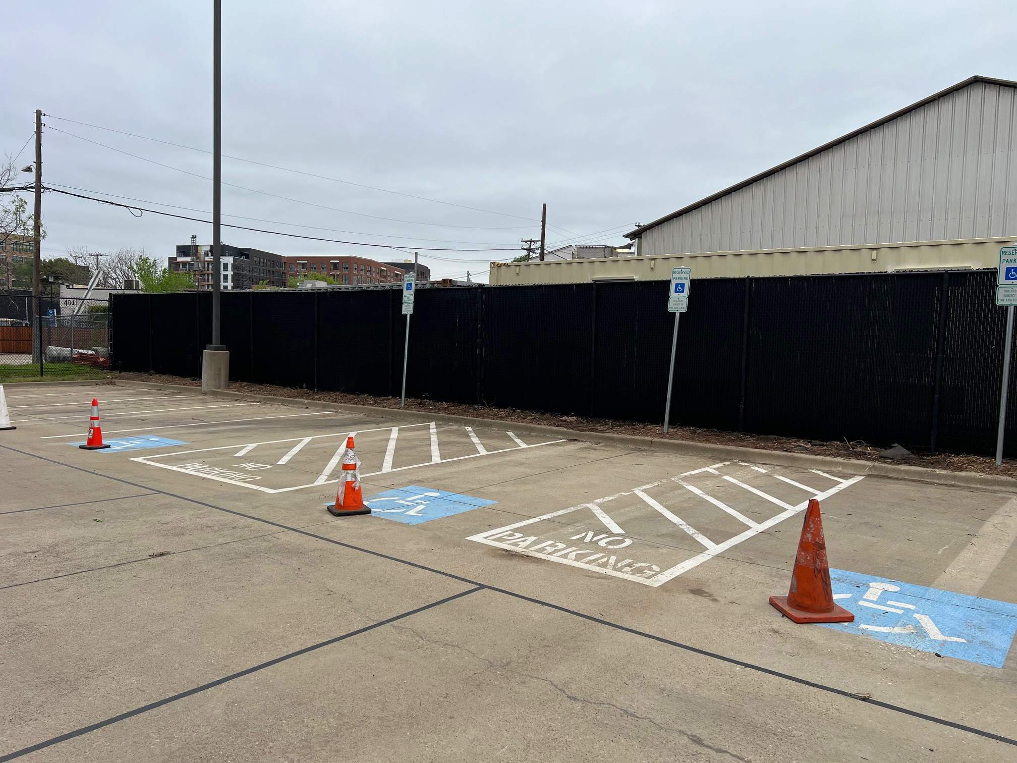Chain link Privacy Slats by 3:16 Roofing and Construction