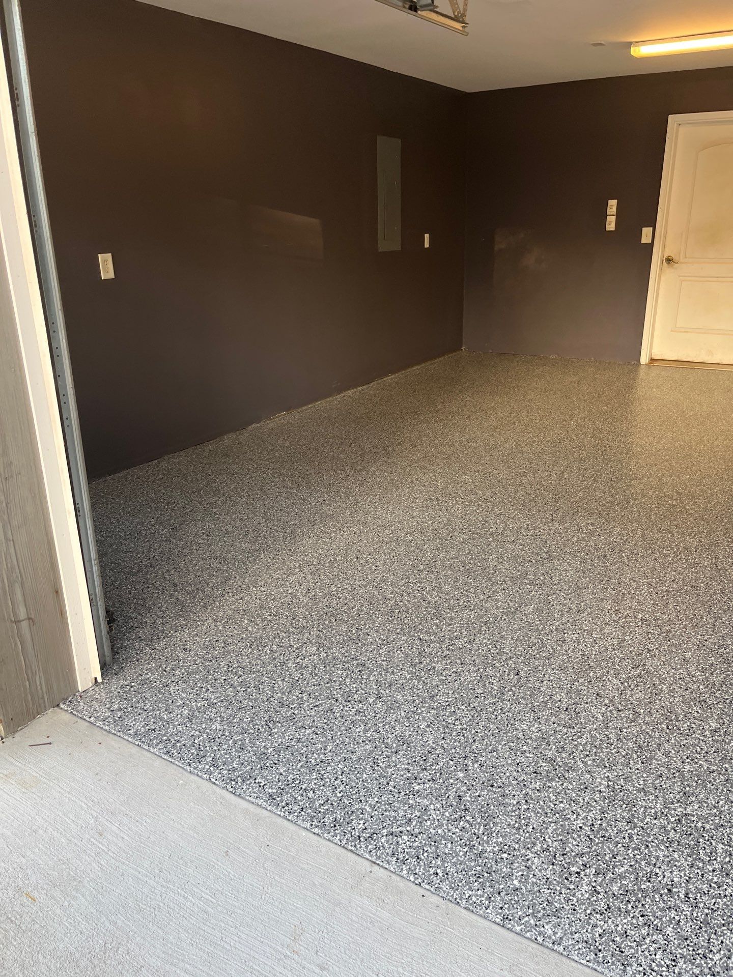 Garage Floor Coating using Wombat by My Garage Floor Guys