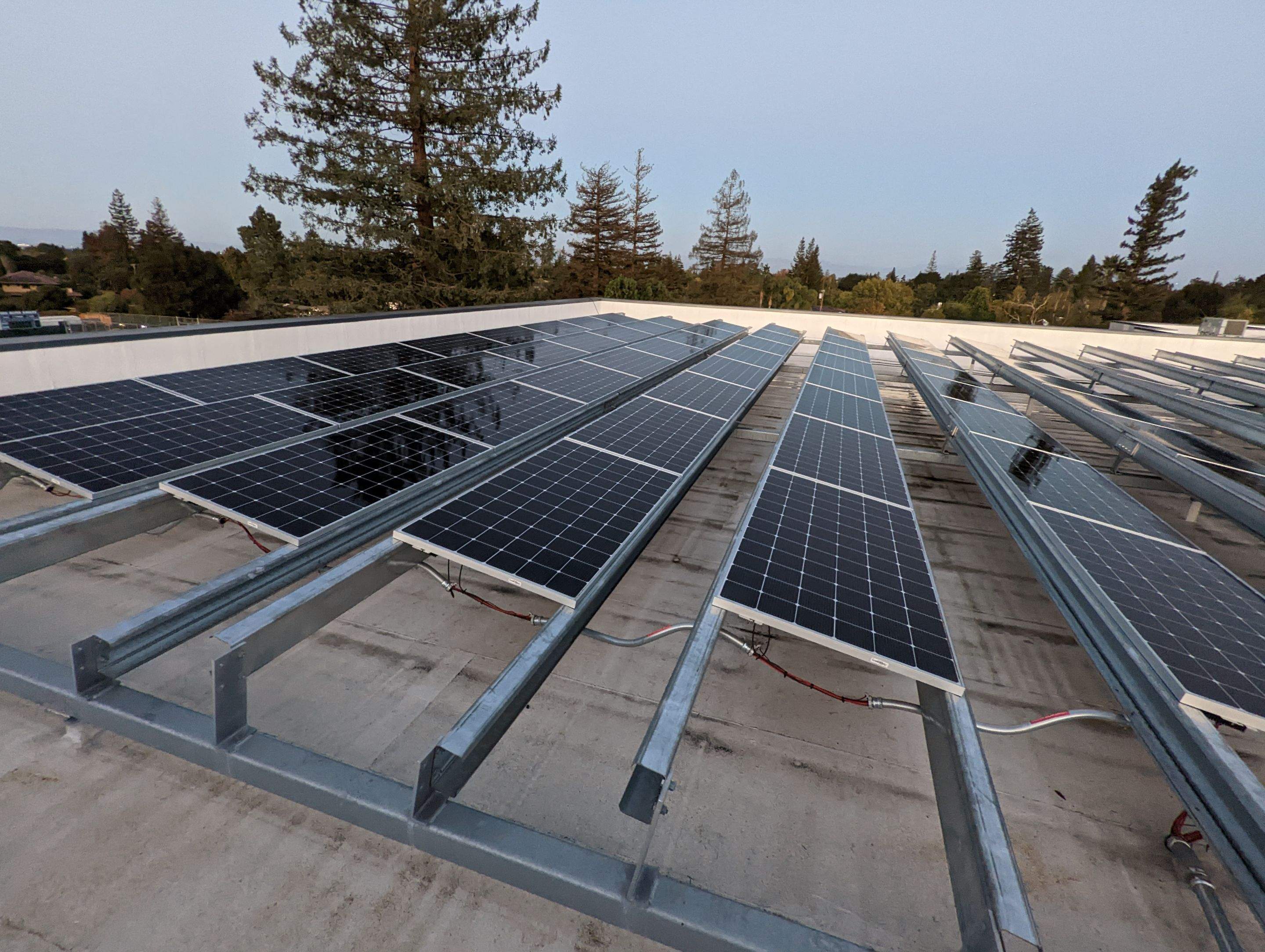 Los Alots Commercial Solar Panel Cleaning by All One Solar Shine