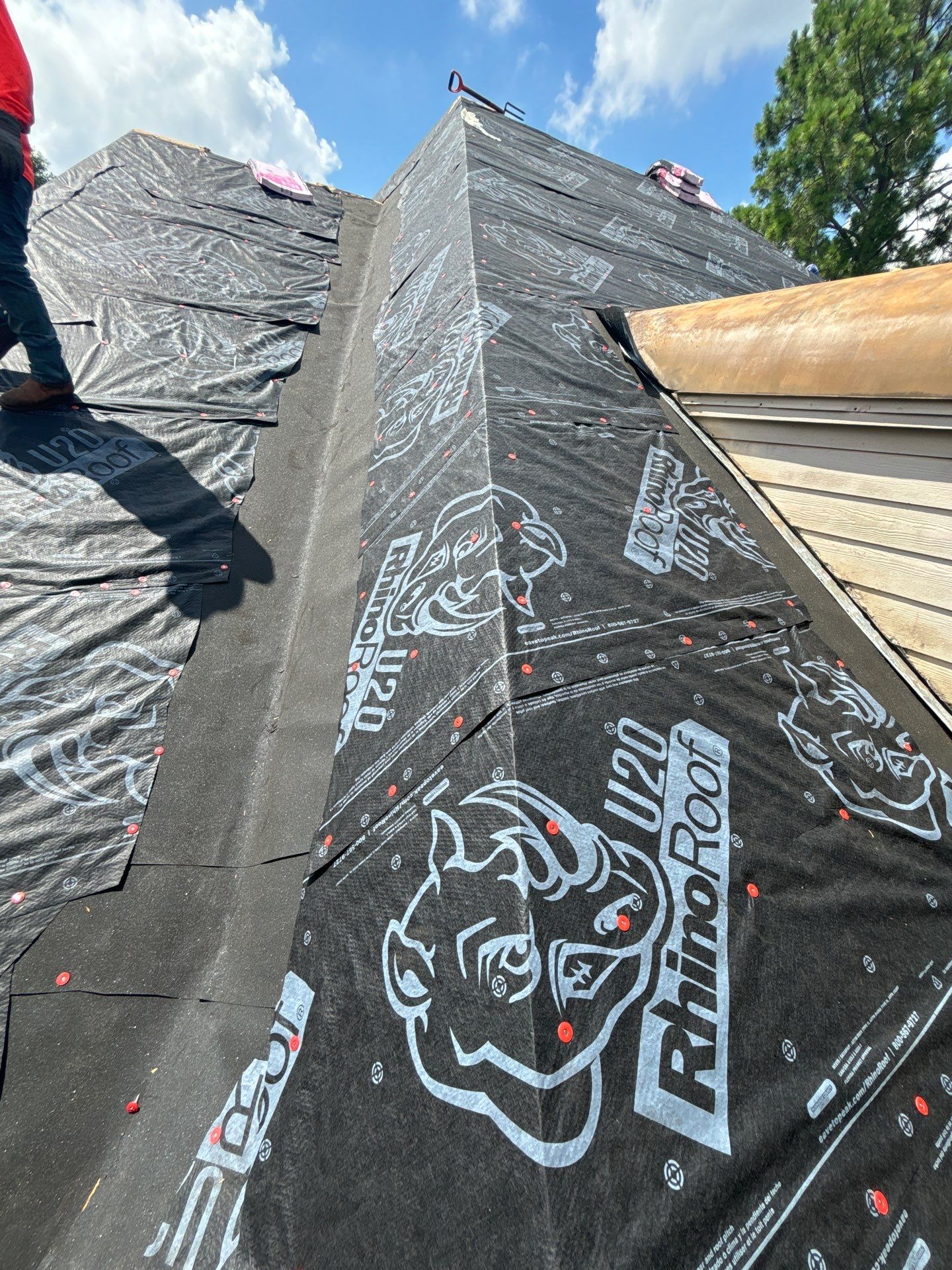 Residential Roofing Installation using Owen's Corning Duration (Lifetime) Shingles by Roof Repair Company