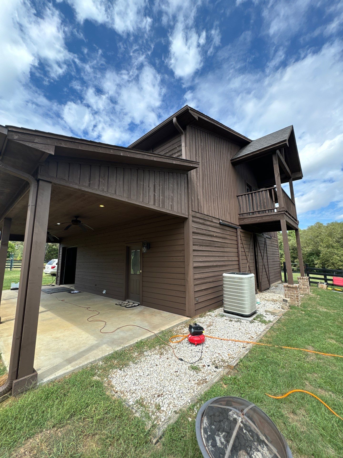 Exterior Staining Project - Flint, Texas by Quality Coats Painting