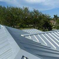 24ga 1.5" Mechanical Seam Mill Finish by Total Roofing System The Metal Roof Experts