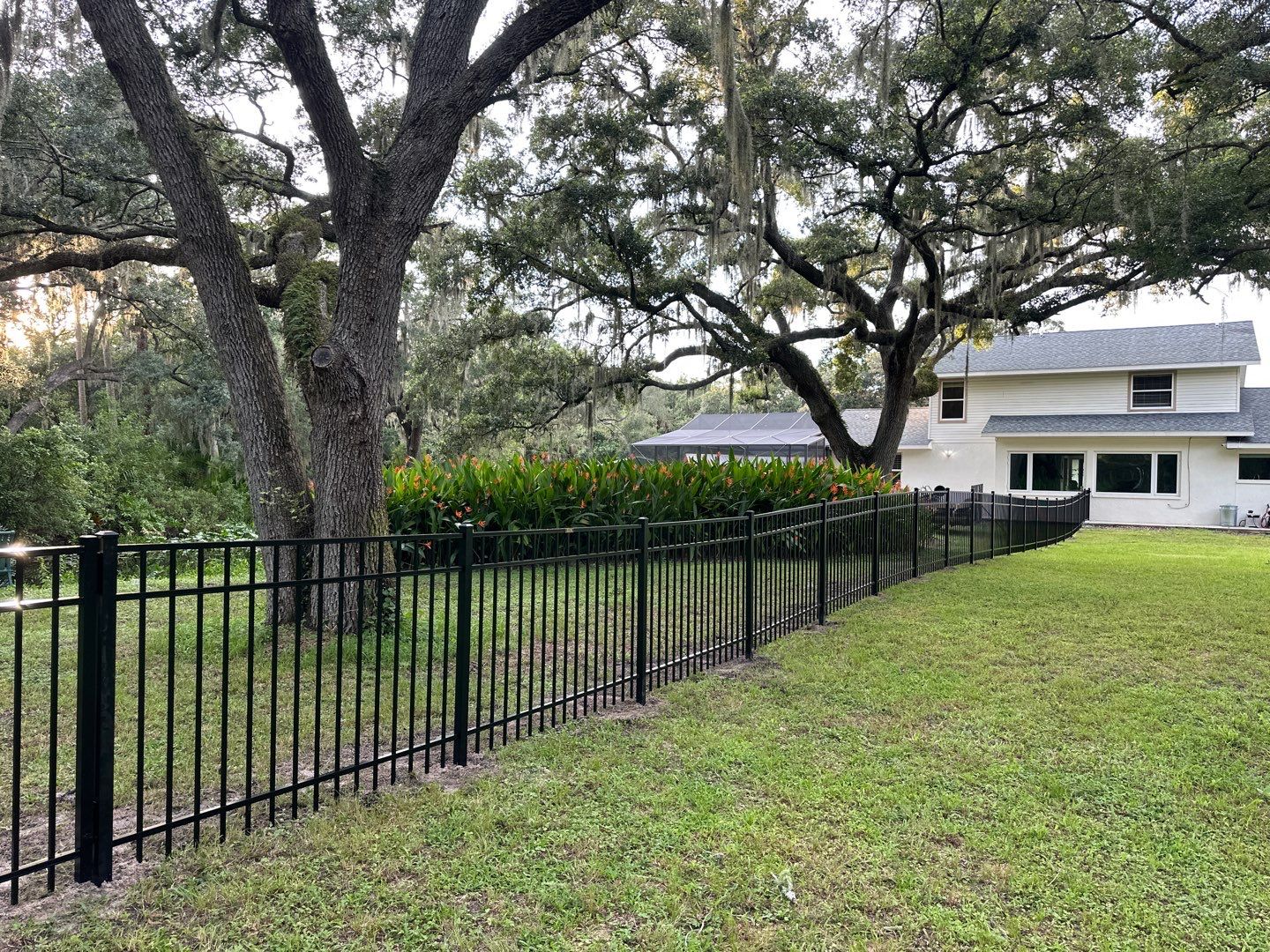 Aluminum Fence Installation using 3 Rail Aluminum Fence and 4Ft High Wood Labor by Asap fence and gates, LLC