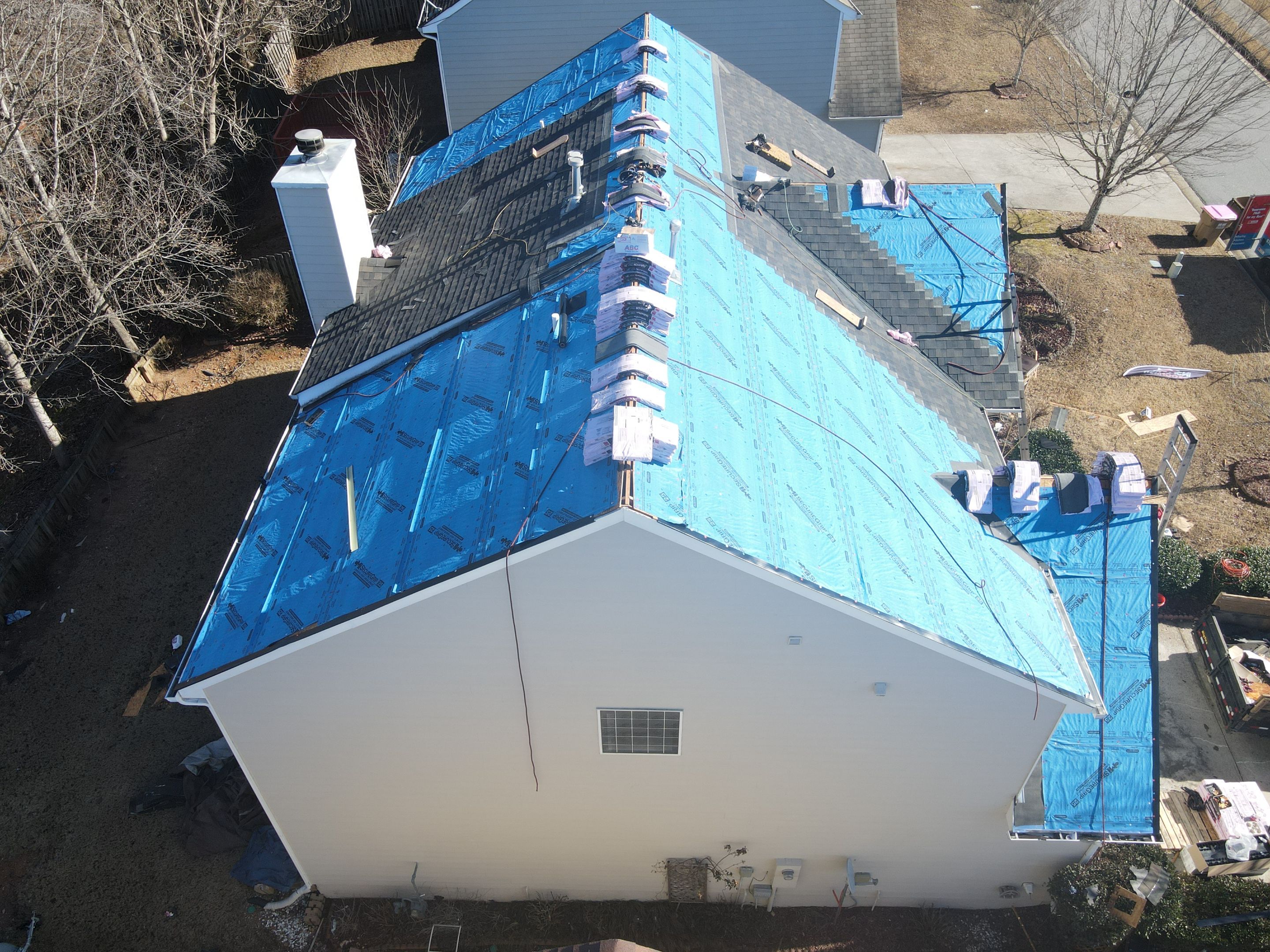 Residential Roofing Installation using Owens Corning by Inspector Roofing and Restoration