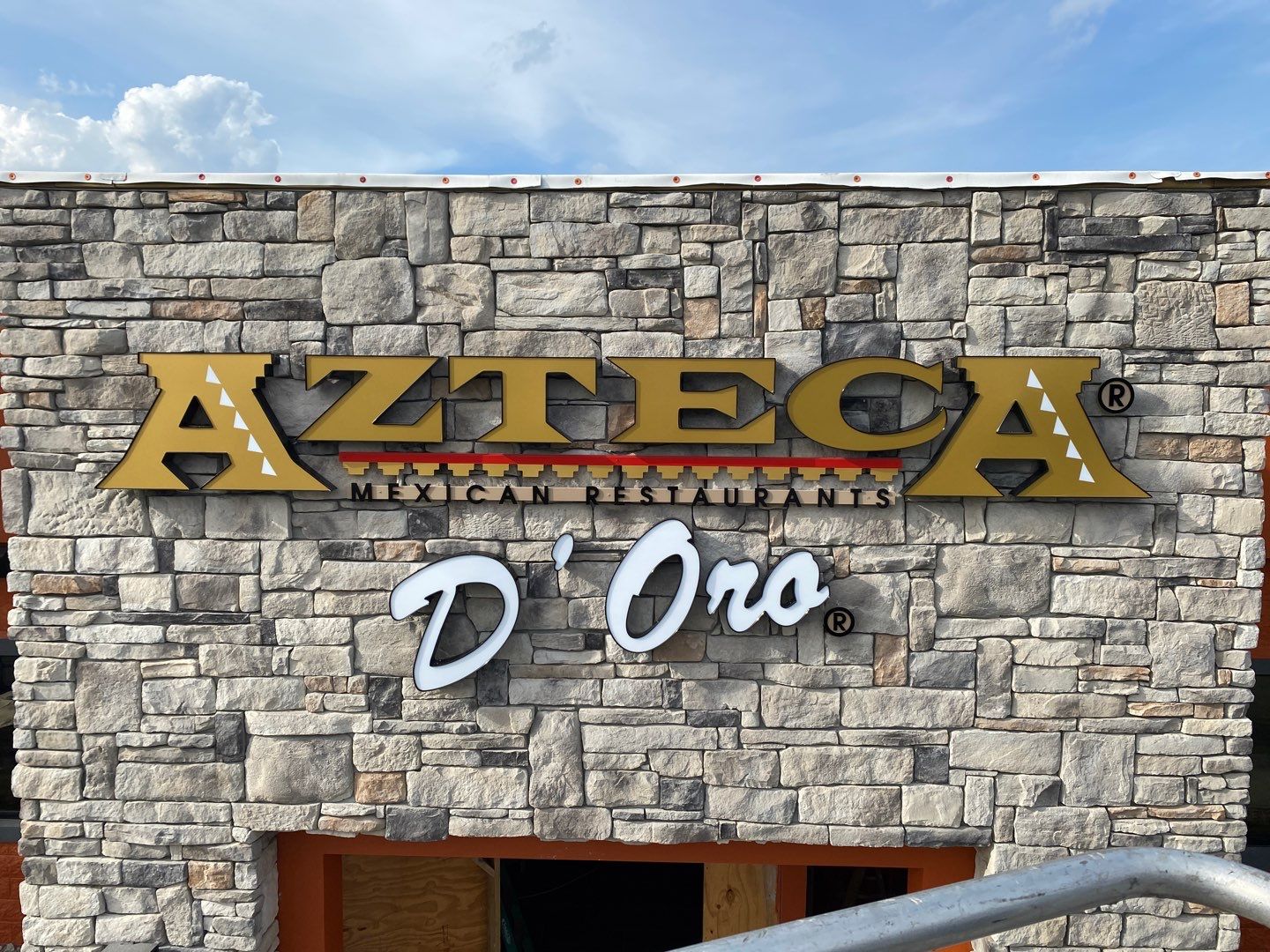  Azteca, Orlando Channel Letters Flush Mounted by SignCrafters
