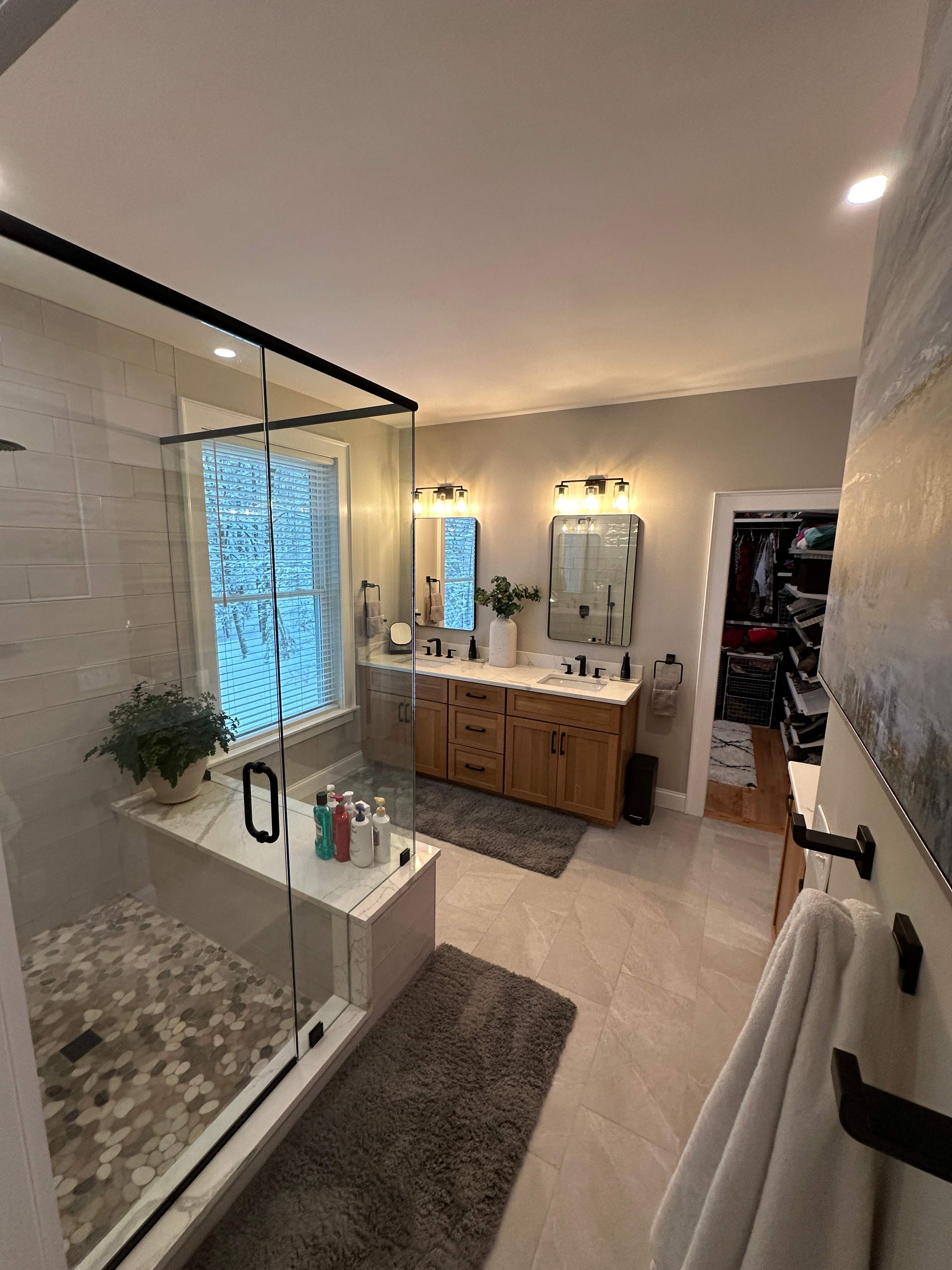 Double Bath Remodel by Renovatic LLC