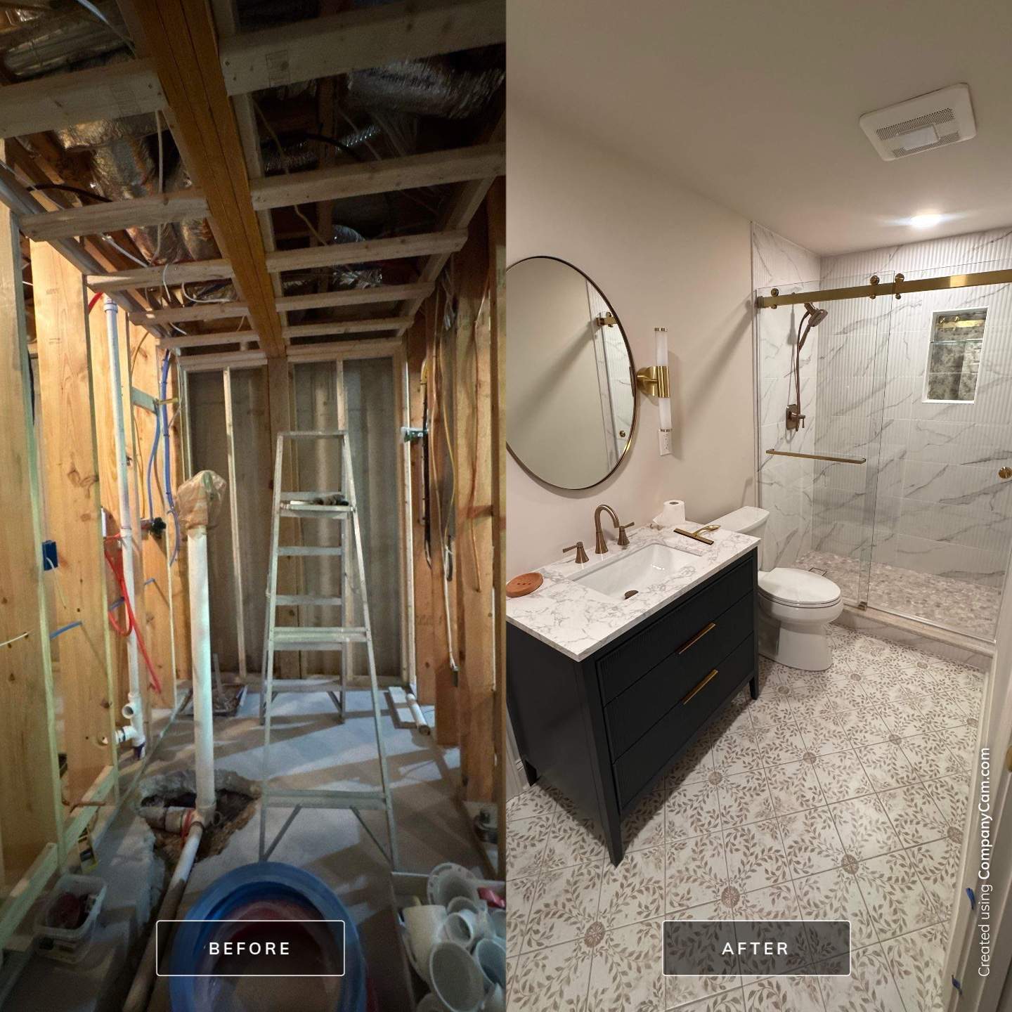 Basement Bathroom  by Prudencio