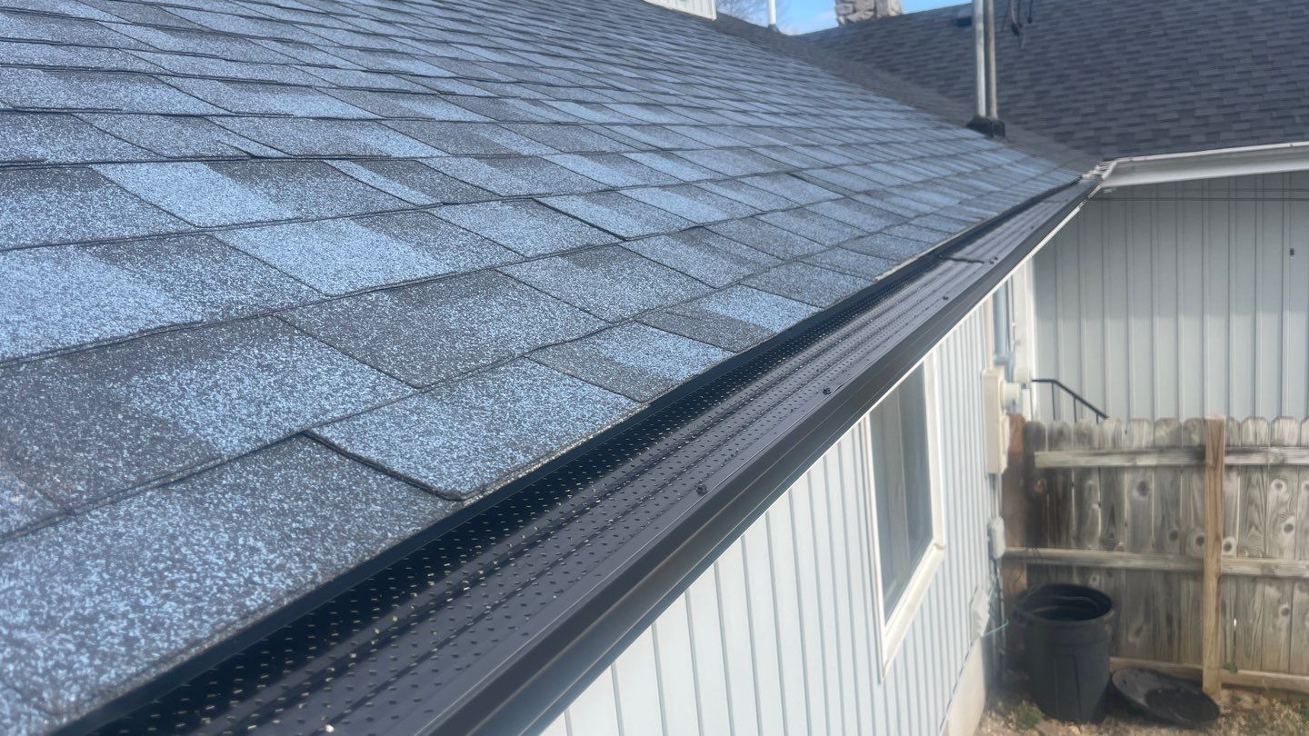 Residential Roof + Gutters & Downspouts & Gutter Guards Install  by Titan Commercial & Residential Roofing 