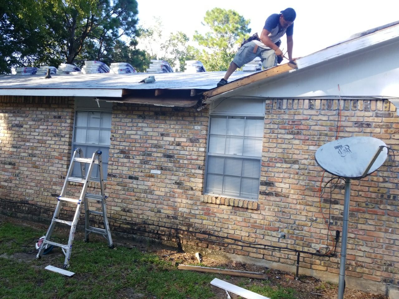 Residential Roofing Installation using Roof Replacement by American Roofing & Construction LLC