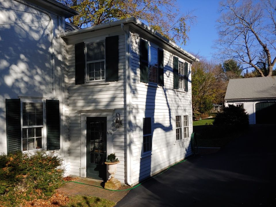 Gutter Installation using 6" Half Round Aluminum Gutter in Hingham, MA by Gutter Pro Enterprises