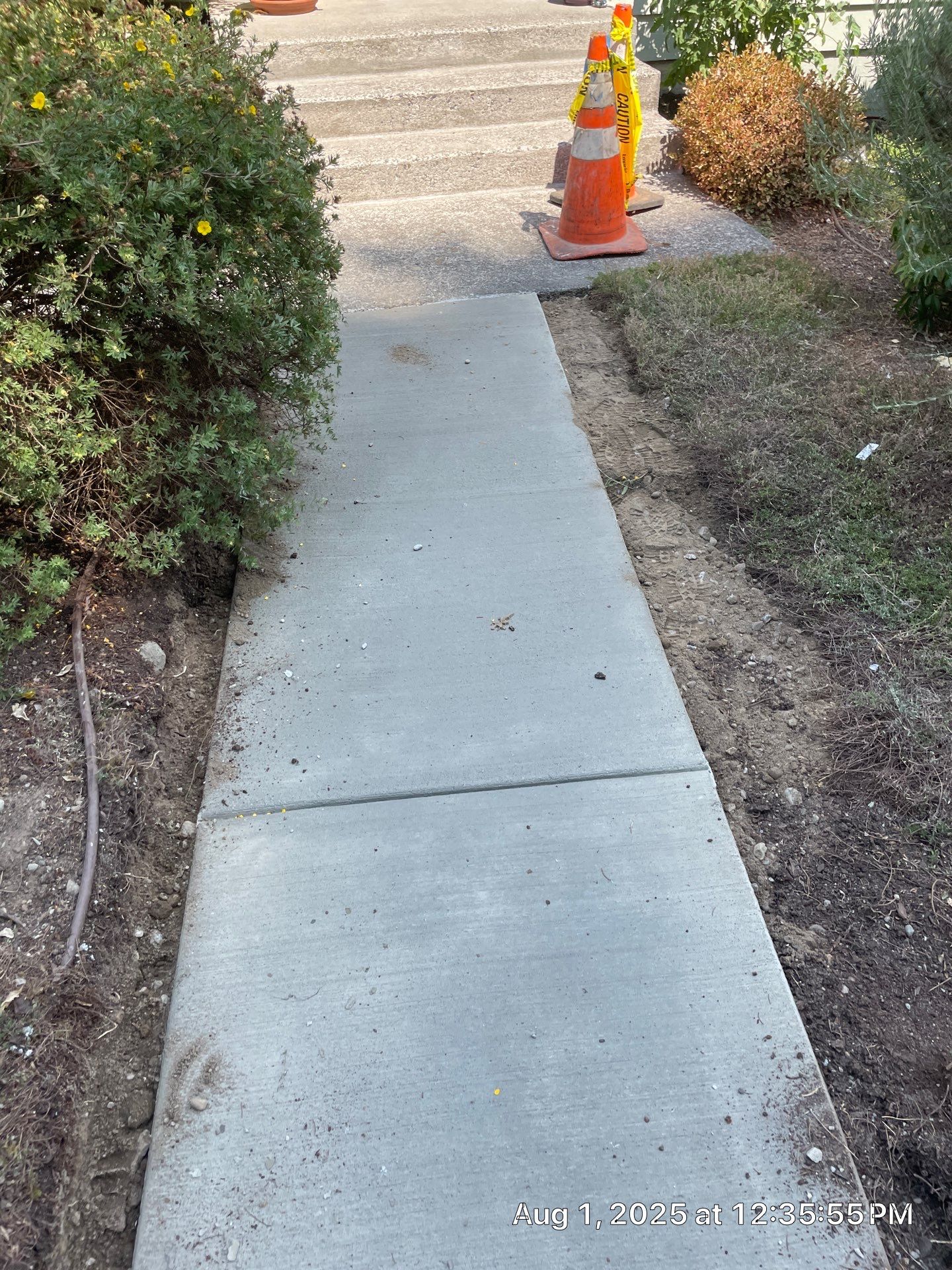 Front Driveway & Stairs Concrete Renovation | Kenmore  by Jireh Asphalt & Concrete Inc 