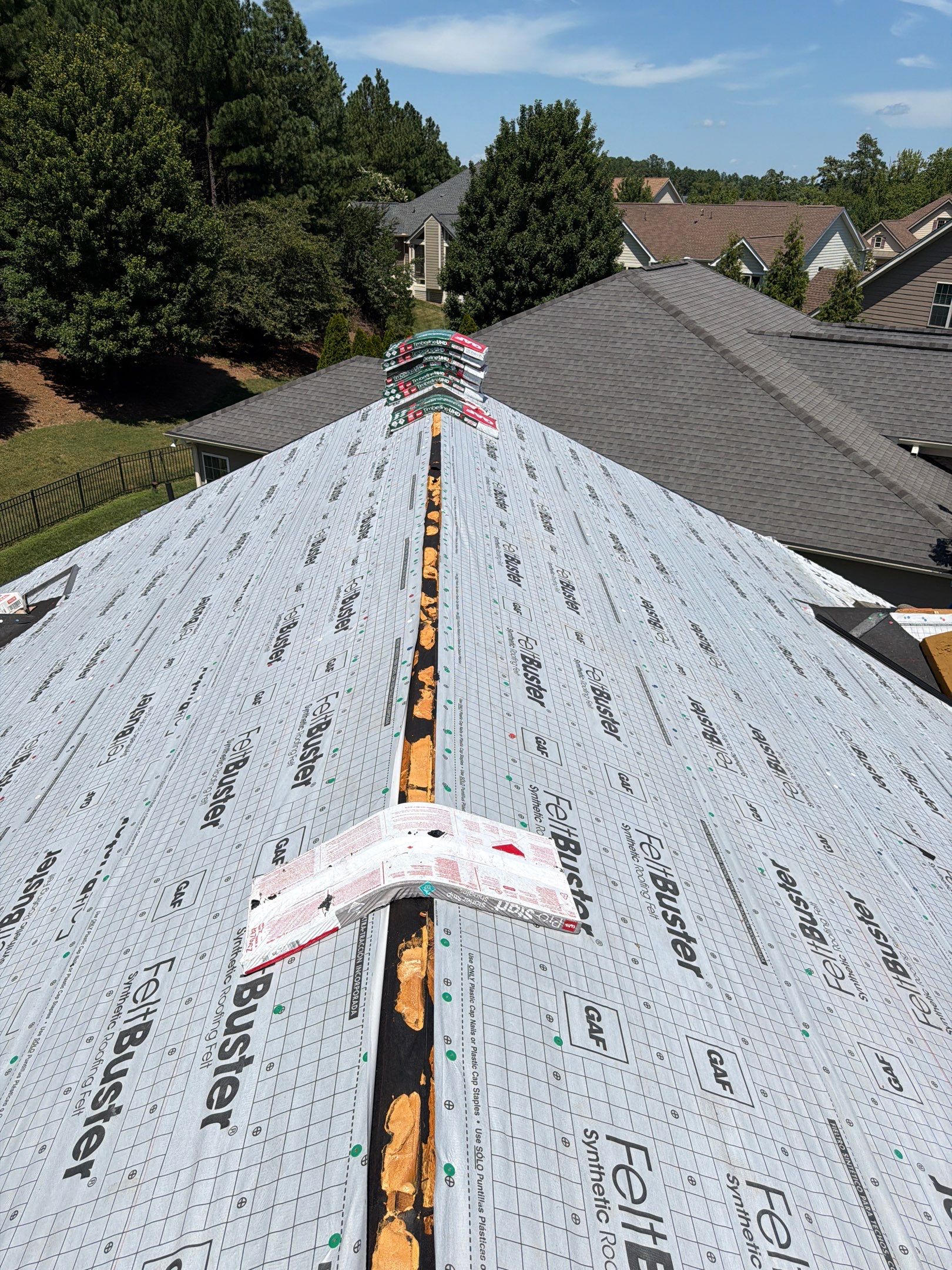 Project in Raleigh - Timberline UHDZ Weathered Wood by Pro Performance Roofing