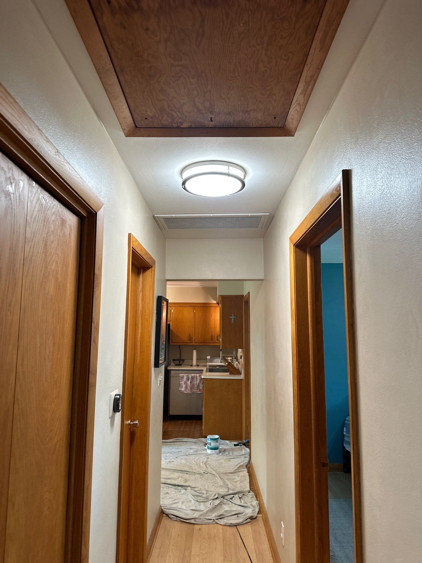 Interior Ceiling Repair and Full Room Painting in South Milwaukee by OCS Contracting Services