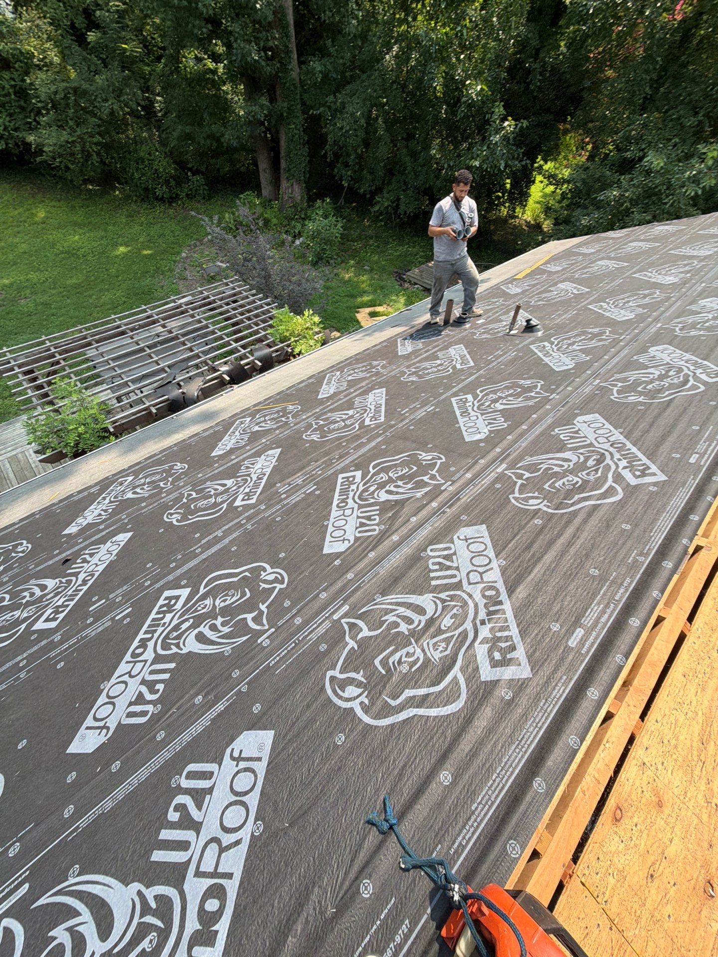 Asphalt Shingle Roof Replacement and Gutter Installation in Richmond by Cade Construction