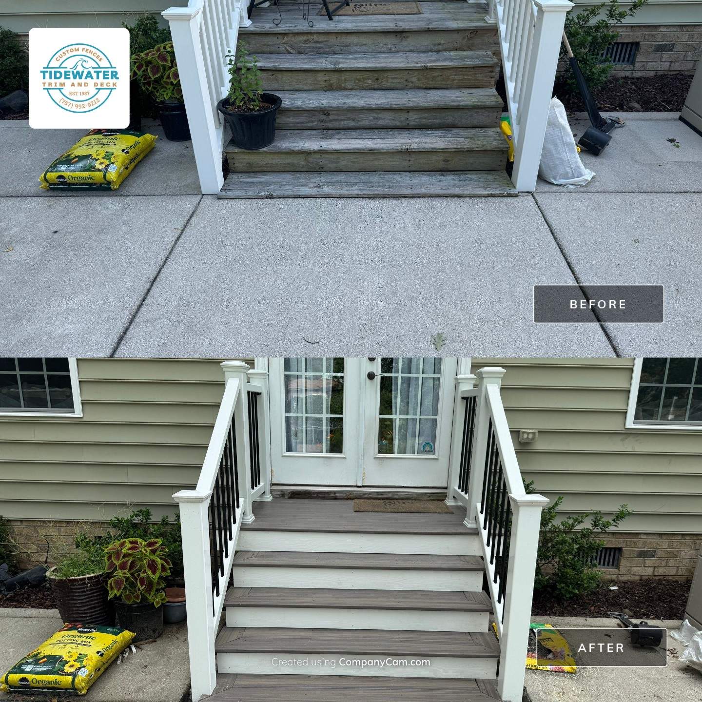 Custom Steps, Endless Possibilities by Tidewater Fence