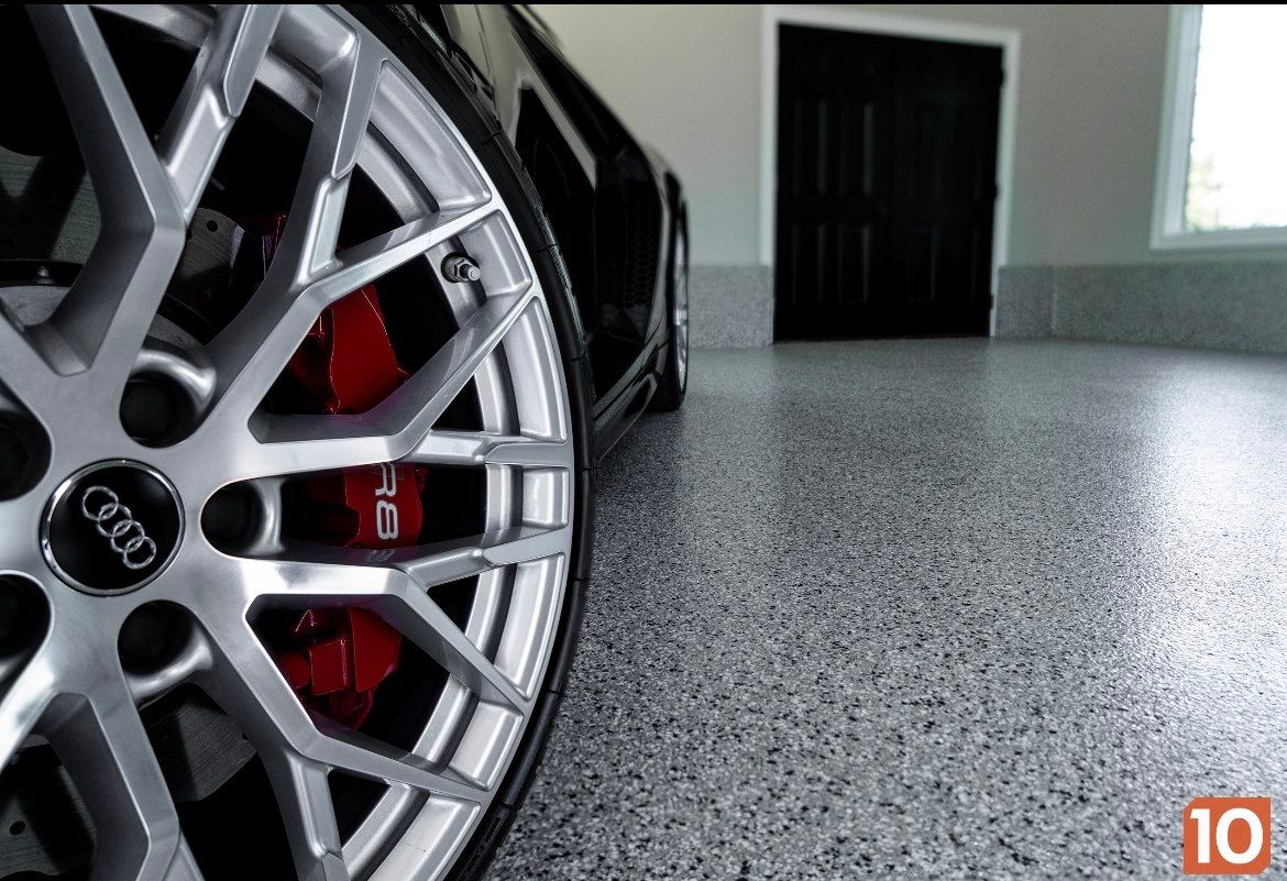 Katsaros Residence - Garage Floor Coating by Level 10 Coatings