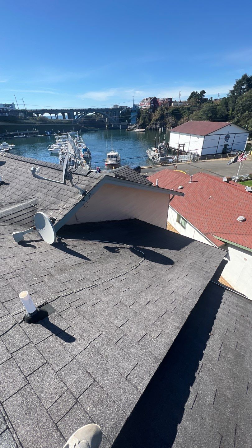 Residential Roofing Installation using Malarkey Highlander with Vented Ridge by Orezona Building & Roofing Company, Inc.