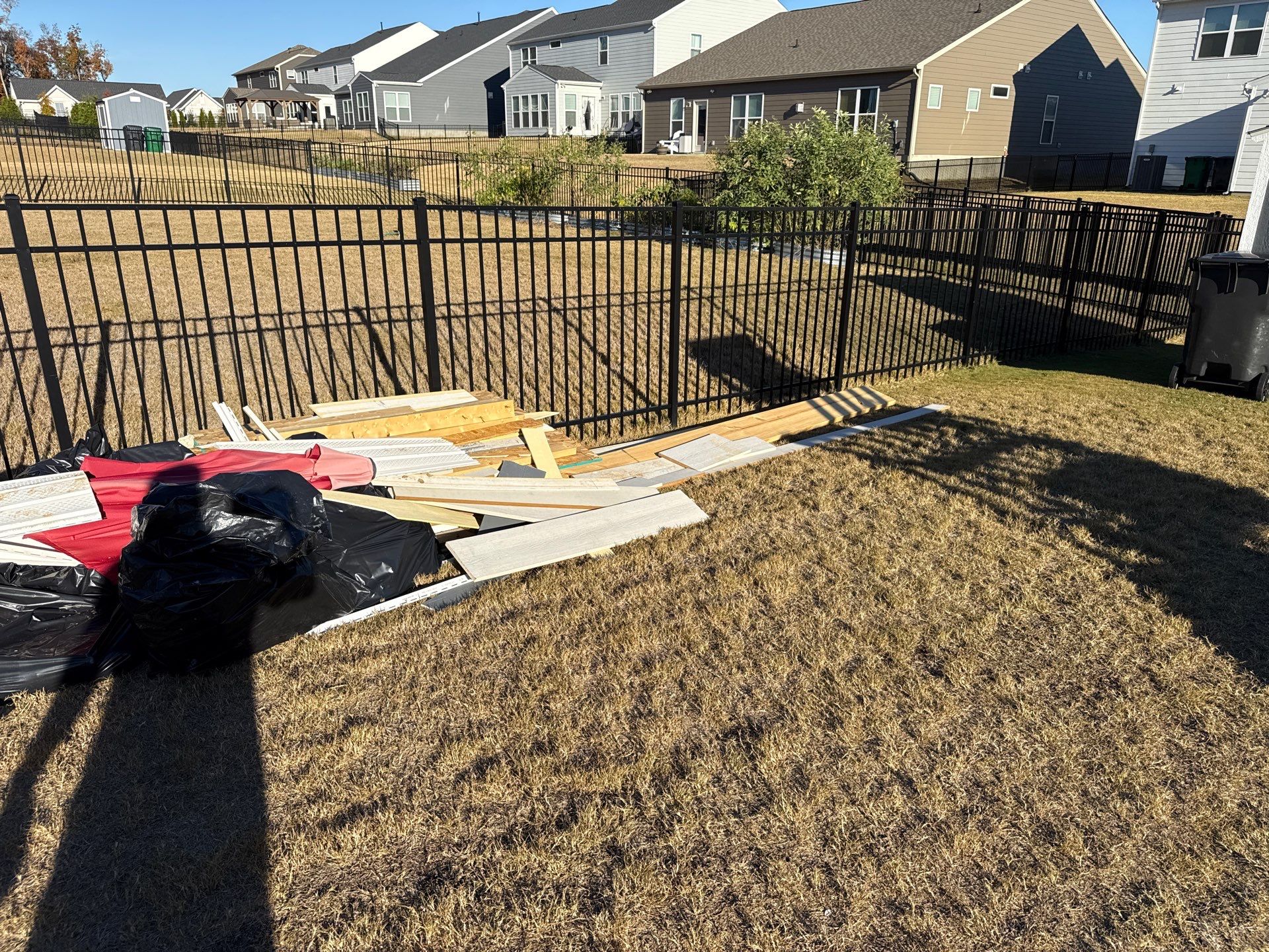 Project in Charlotte by Badger Hauling