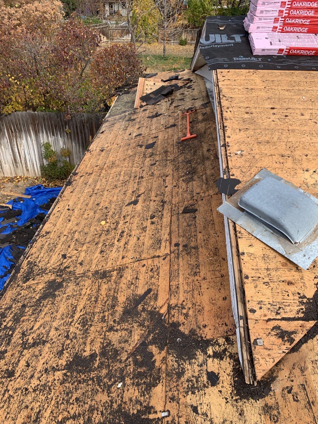 Boise single level low pitched roofing installation using Owens Corning in Teak by ID Roofing LLC
