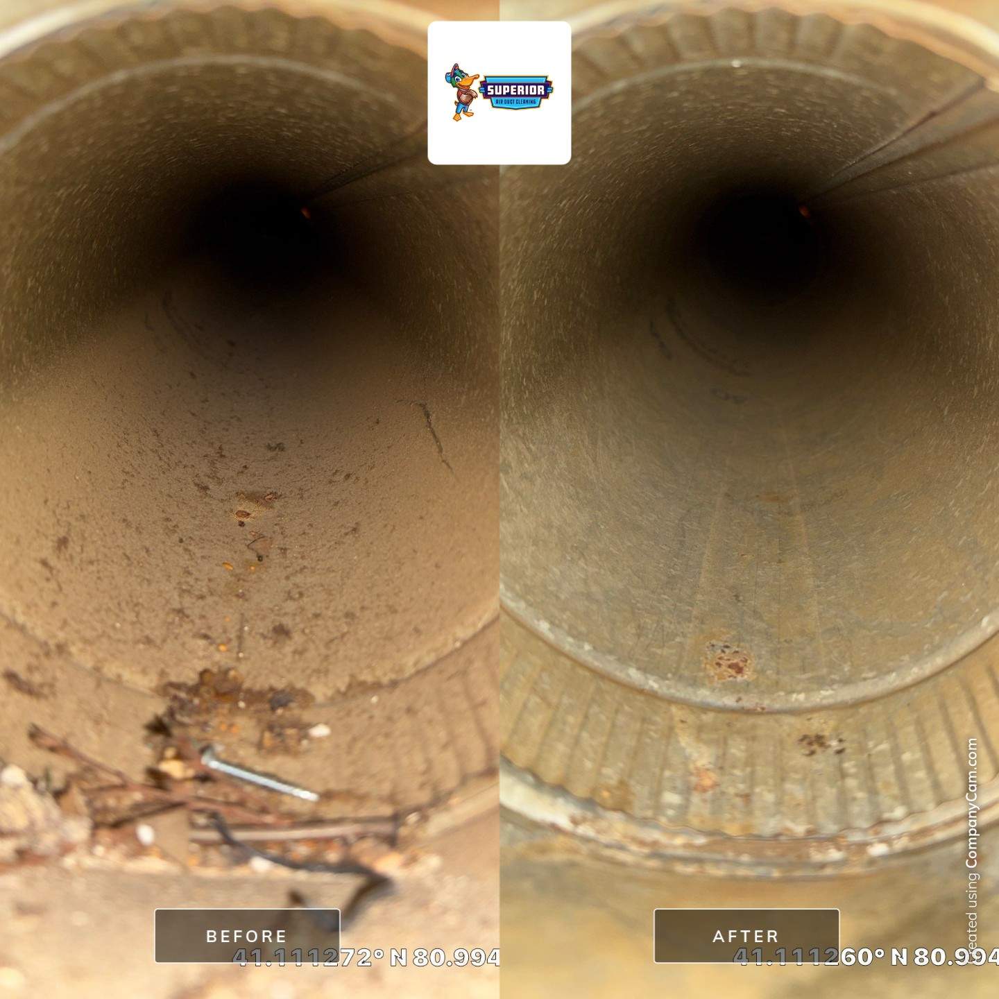 Air Duct Cleaning With a Vacuum Truck in Lake Milton, OH by Superior Air Duct Cleaning