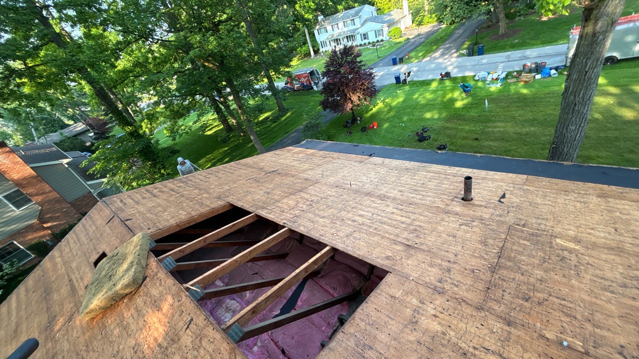 Roof Replacement using Owens Corning Teak by 180 Contractors
