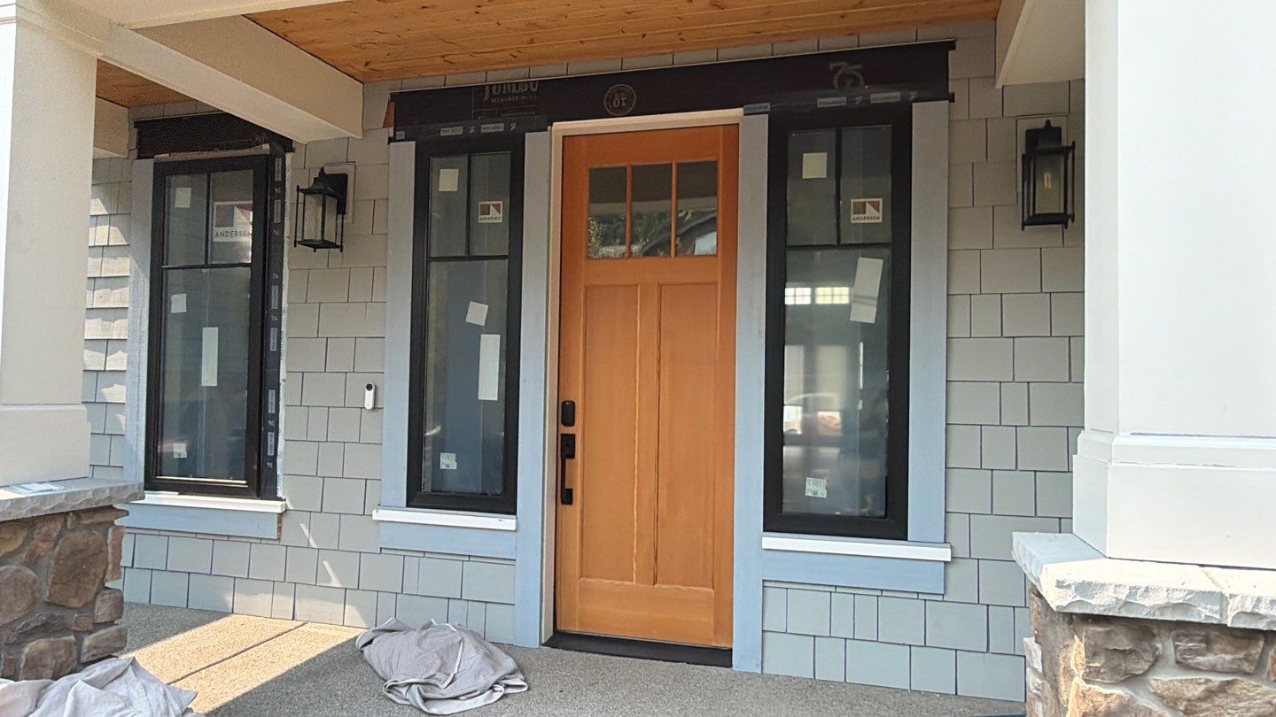 Custom Andersen 100 Series Window and Entry Door Installation in Issaquah by Emerald City Energy 