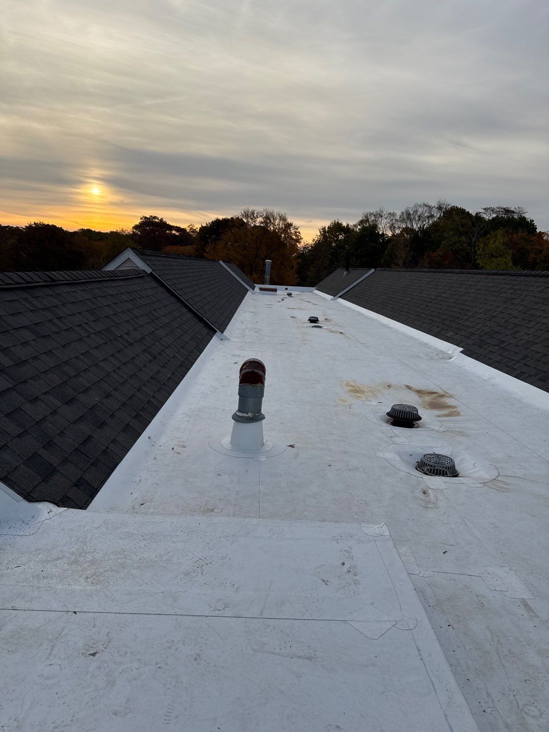 Commercial Roofing Installation using Owens Corning Duration by All Site Roofing