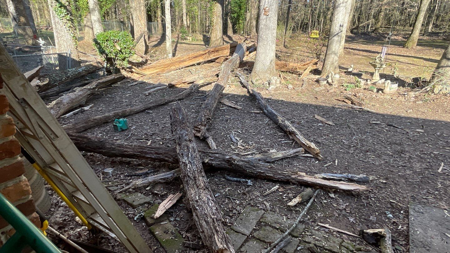 Roof Damage - Heavy-duty tarp by Georgia Roof Advisors