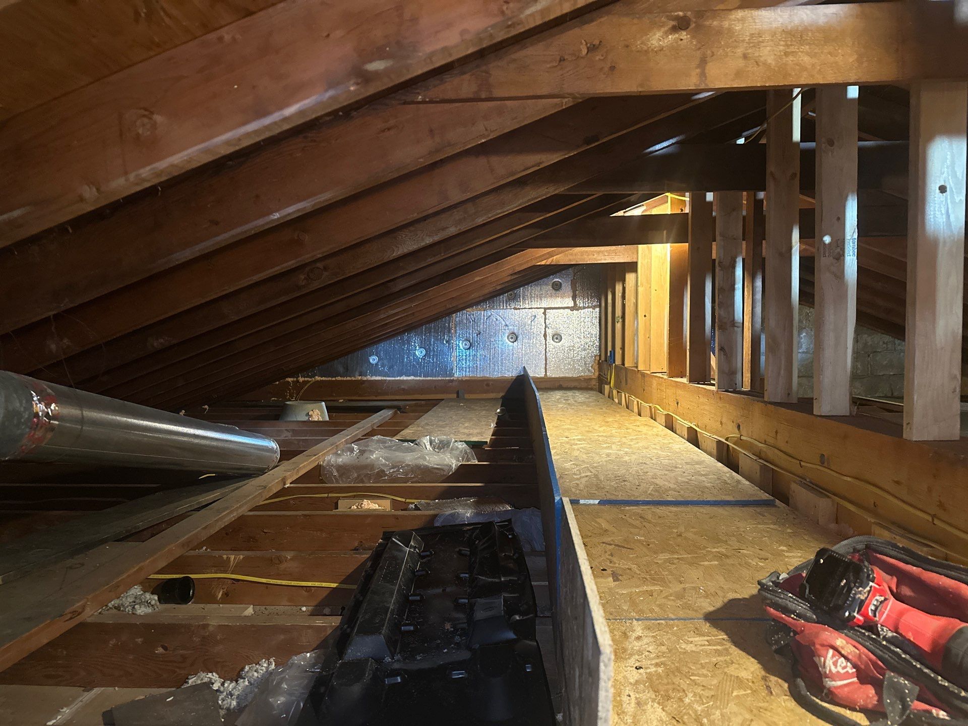 Attic sanitation and insulation upgrade in Moon Township, PA 15108 by Home Environment Solutions