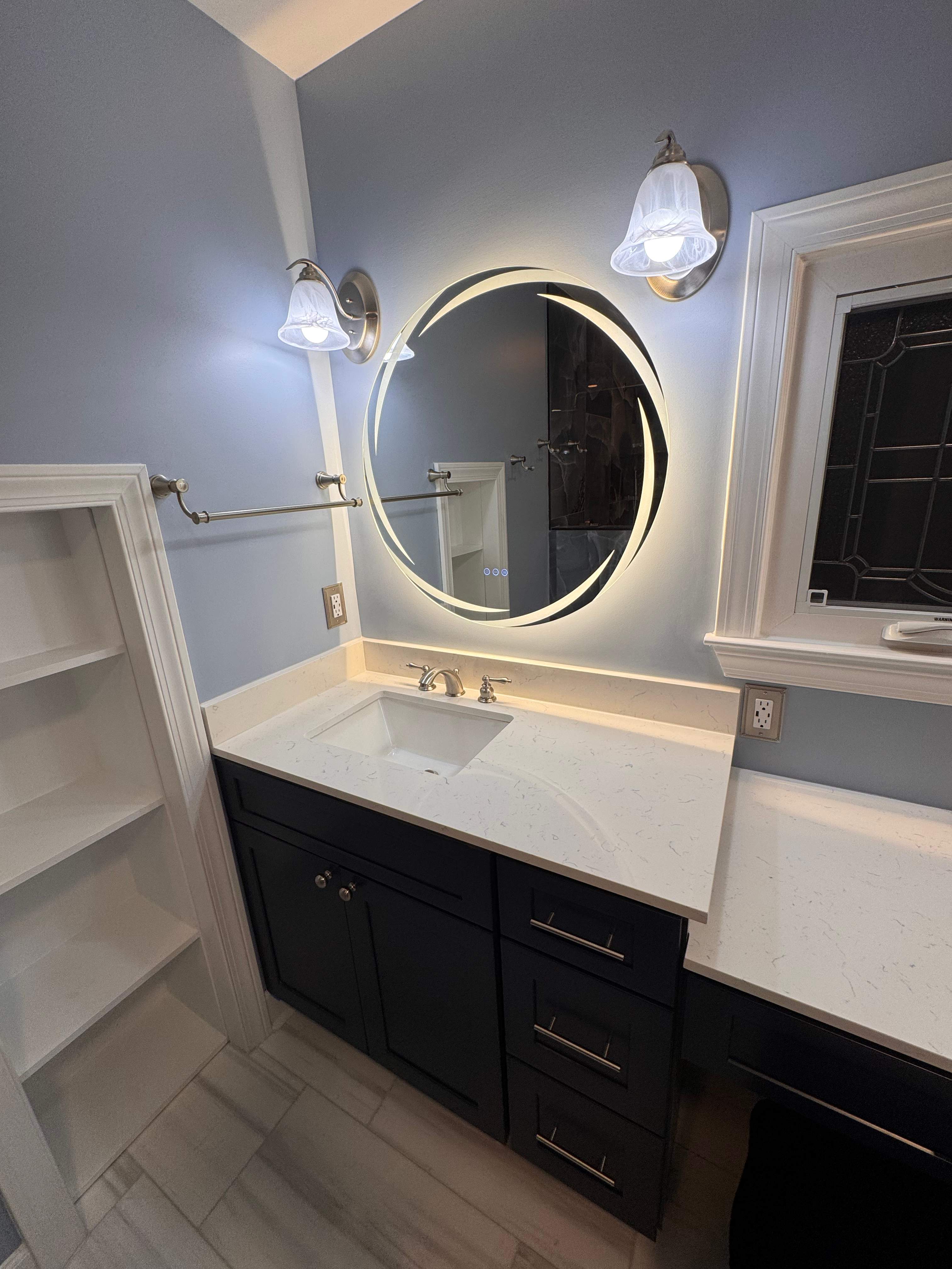 Master bathroom renovation by Prudencio