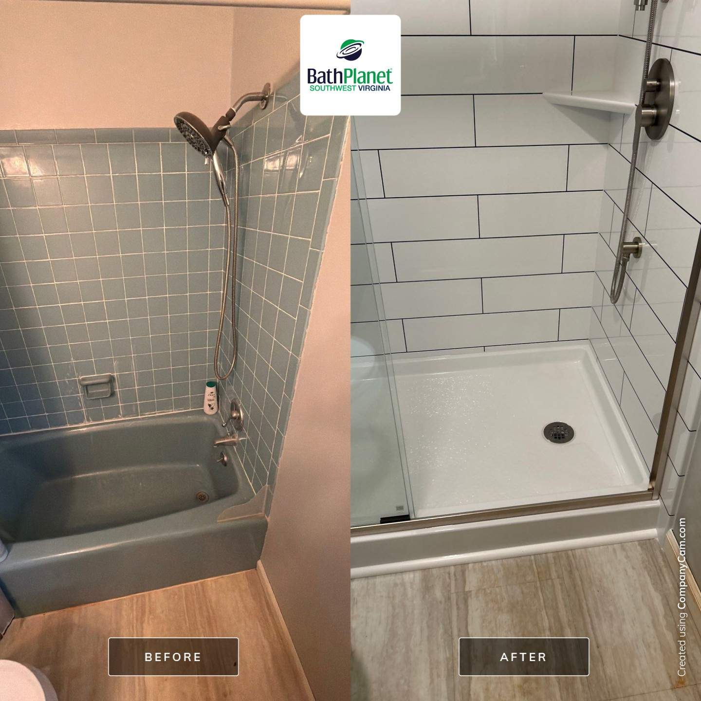 Tub to Shower by BathPlanet SW Virginia