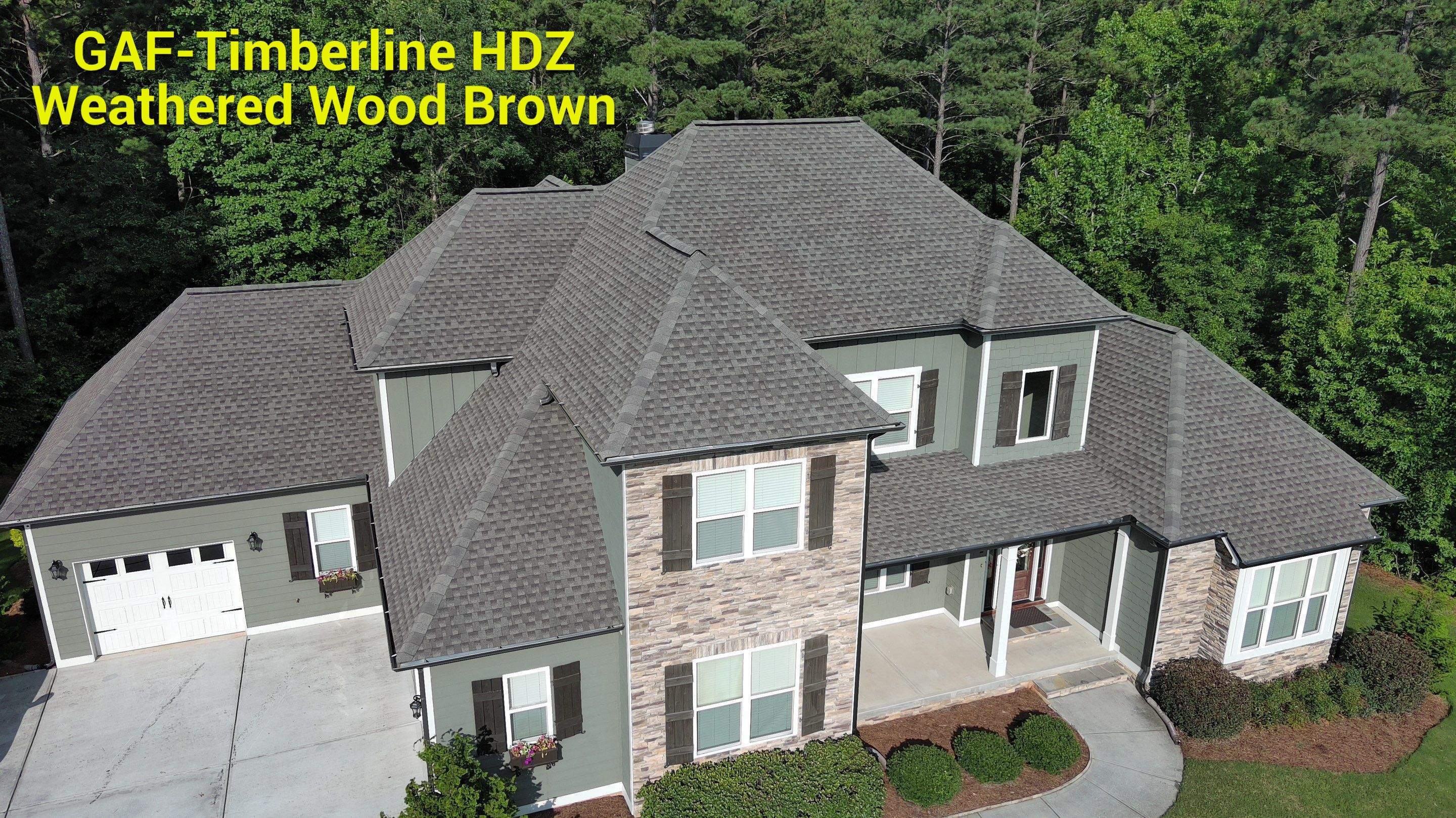 New roof installation and shingle colors by Rhino Restoration