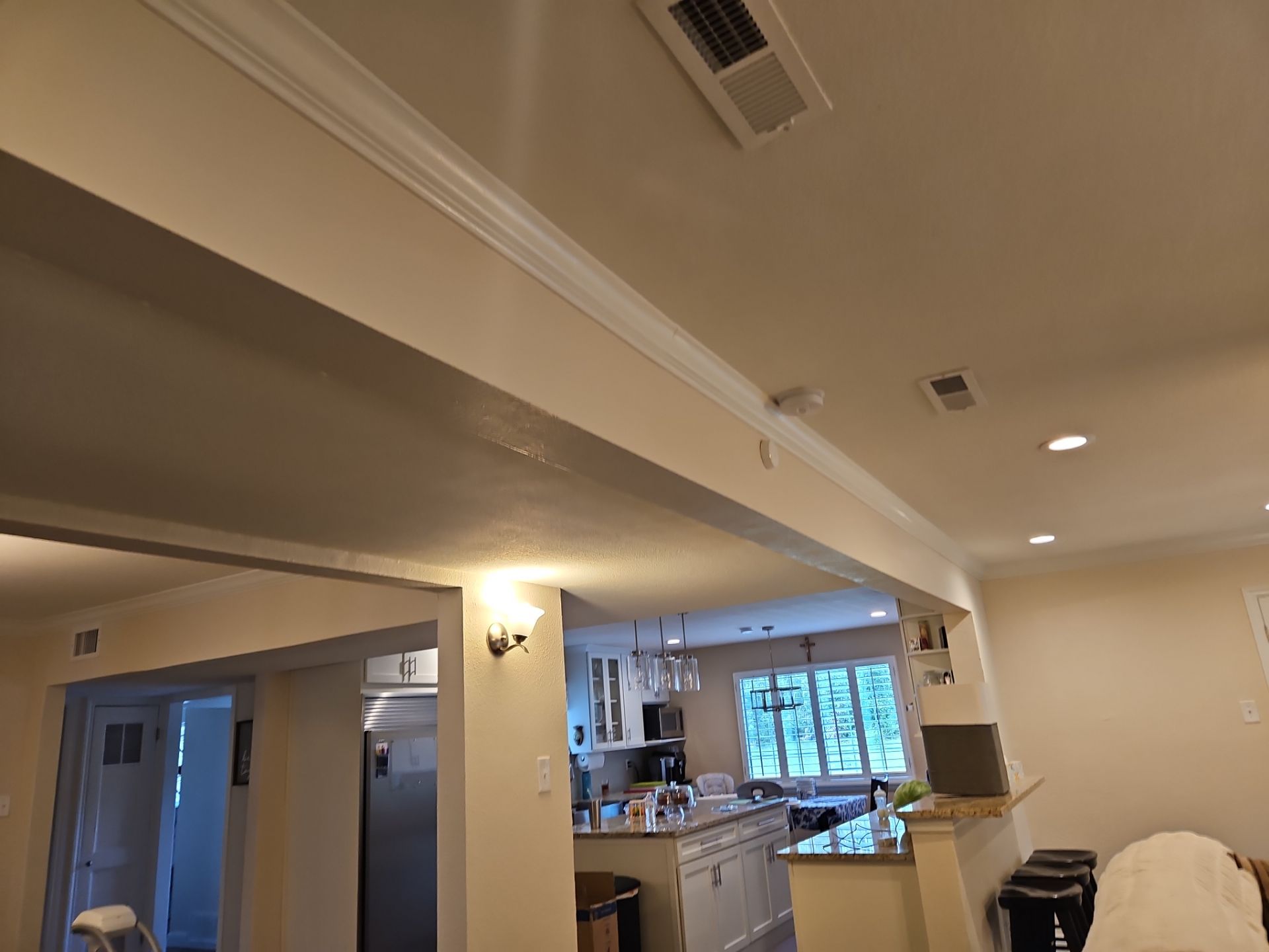 Garage Floor Coating and Crown Moulding Install  by Regal Renovate