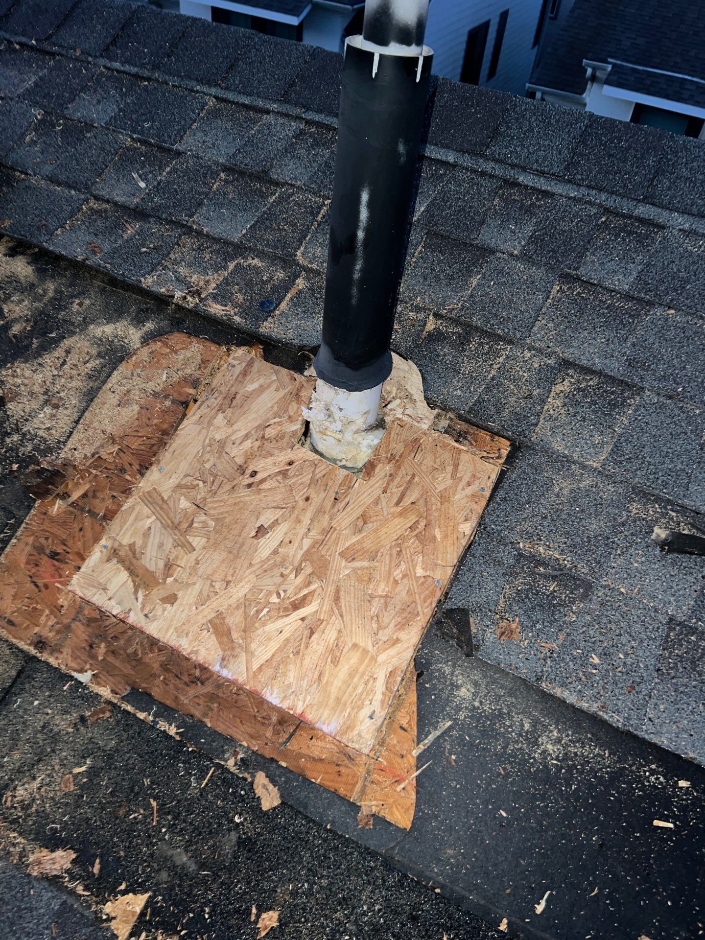 Hail Damage using Owen's Corning Duration (Lifetime) Shingles by Roof Repair Company