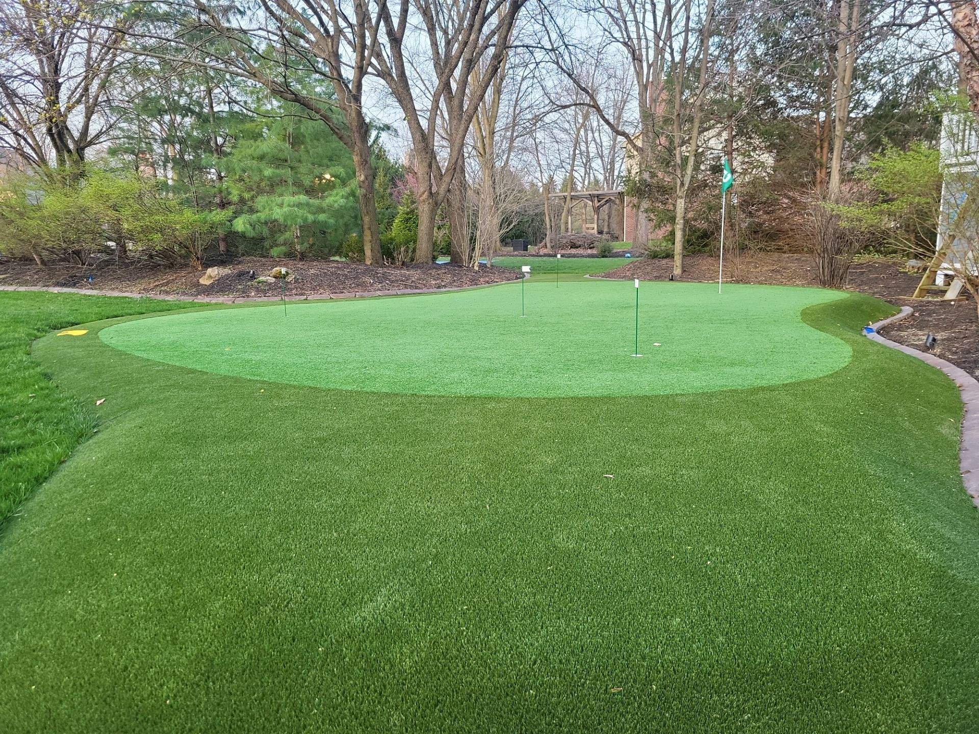 Backyard Practice Green Indianapolis, IN by Southwest Greens Midwest