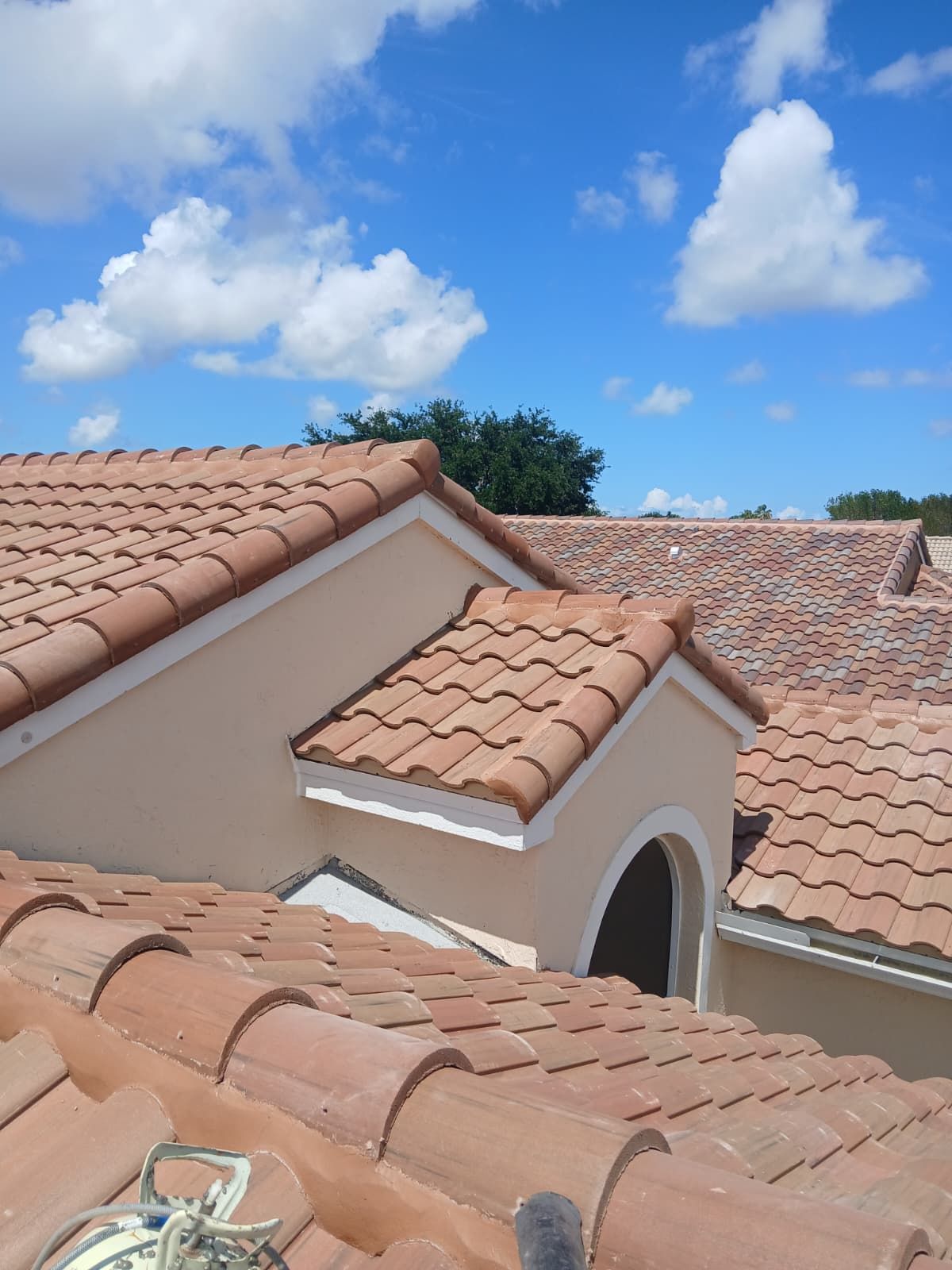 New Barrel Tile Roof Installation and Decking Repair in Boynton Beach by Aastro Roofing
