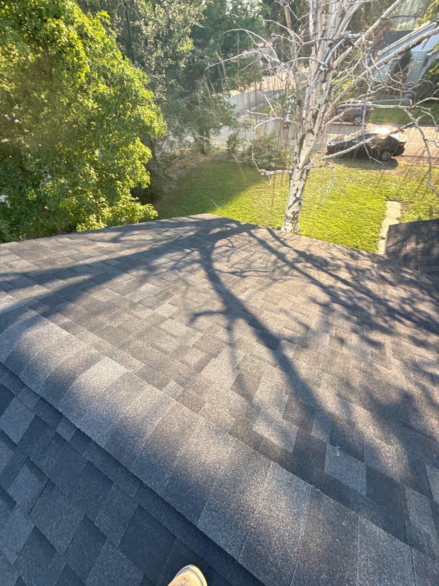 Parma Residential Roof Replacement with Gray Architectural Shingles by Olive Roofing