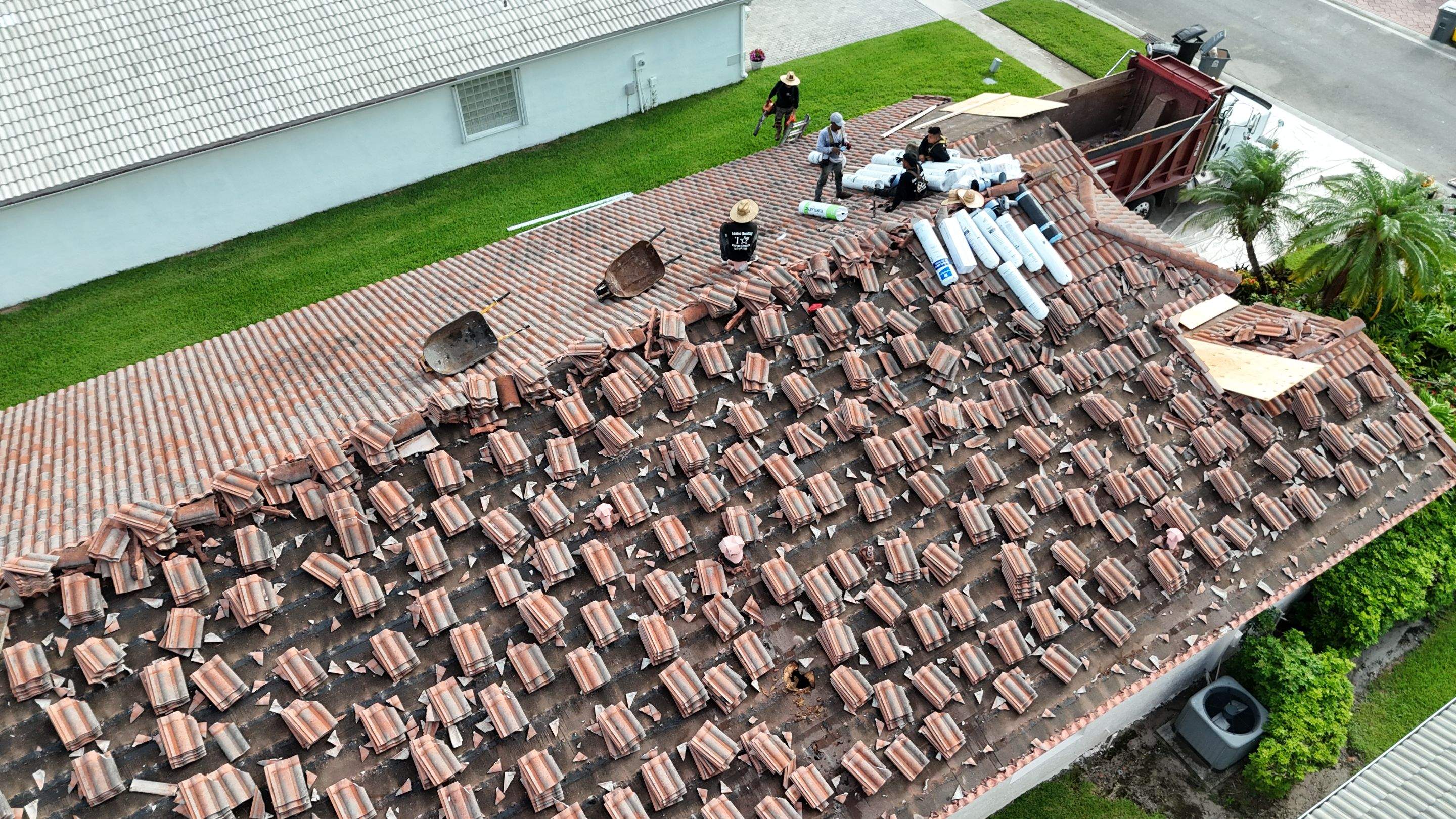 Comprehensive Concrete Tile Roof Replacement for Boca Raton Residence by Aastro Roofing