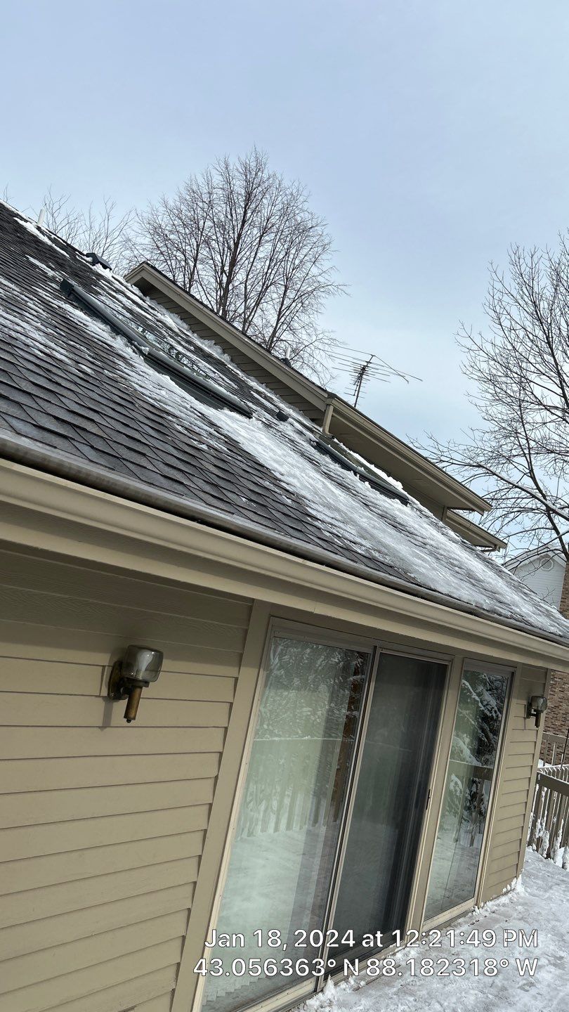 Roof Snow And Ice Dam Removal using Steamer by Stendahl Services