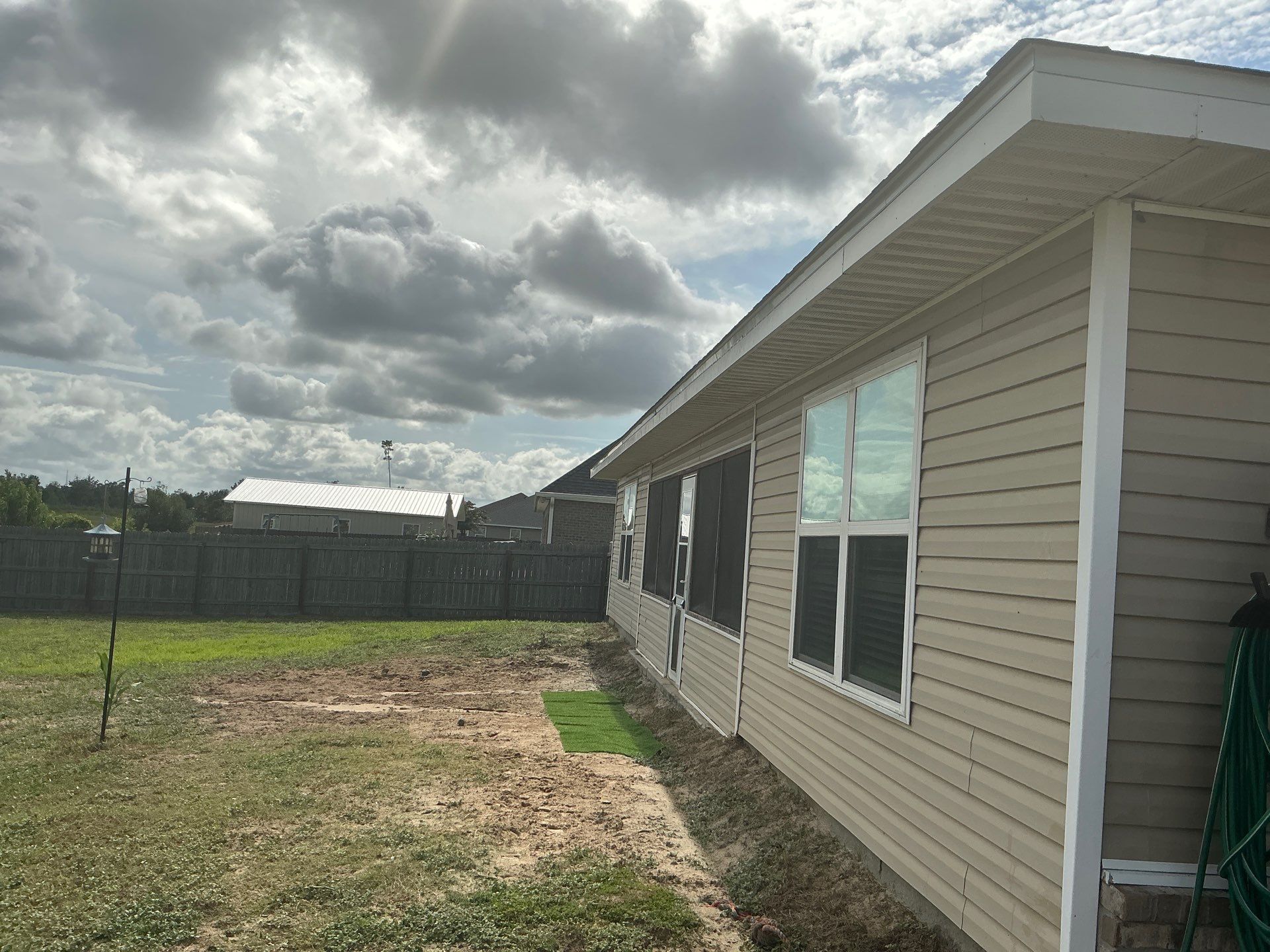 Custom Color Gutters Installed with Precision in Panama City FL by Gutter Professor by Gutter Professors