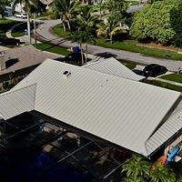 24ga 1.5" Mechanical Seam Almond by Total Roofing System The Metal Roof Experts