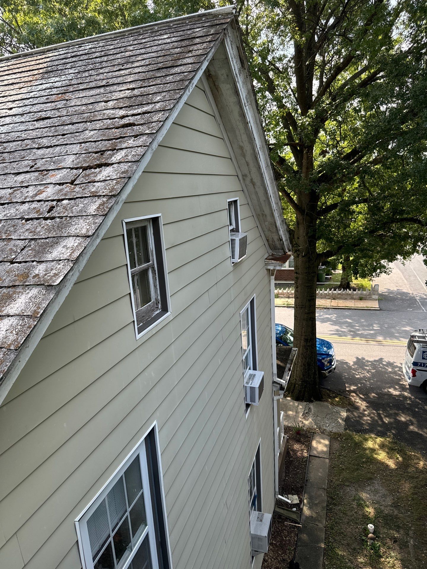 Textured Bronze Roof and Flat Membrane Installation in Hershey by Esh Builders