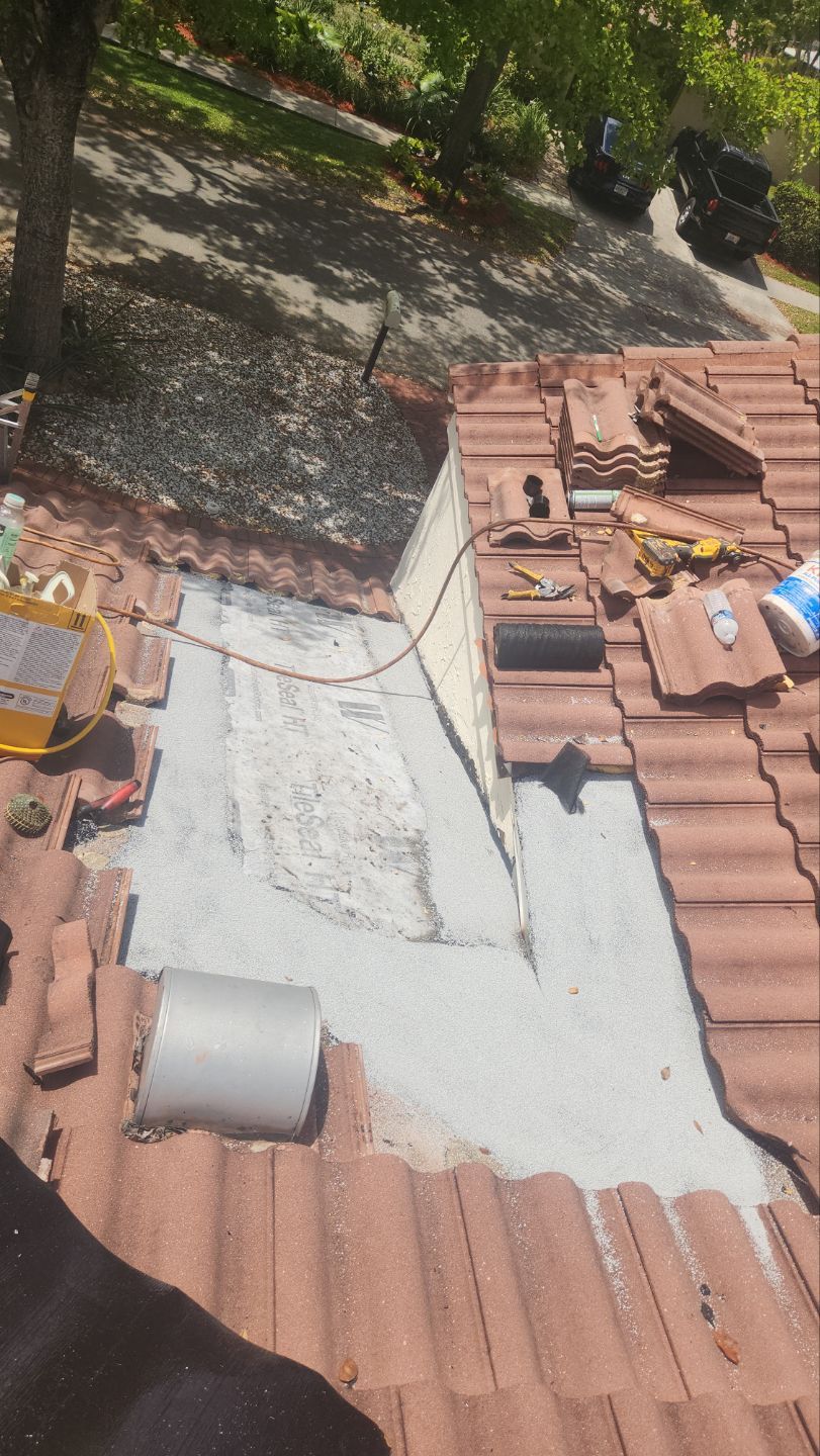 Clay Tile Roof Leak Repair and Sheathing Replacement in Hollywood by Aastro Roofing