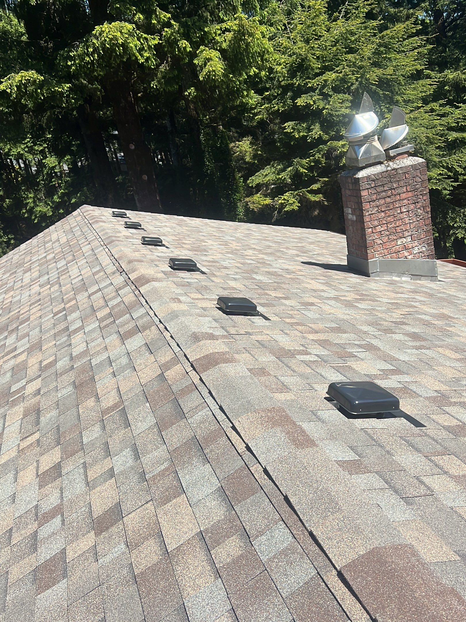 Residential Roofing Installation using Malarkey Highlander with GAF 60mil TPO by Orezona Building & Roofing Company, Inc.