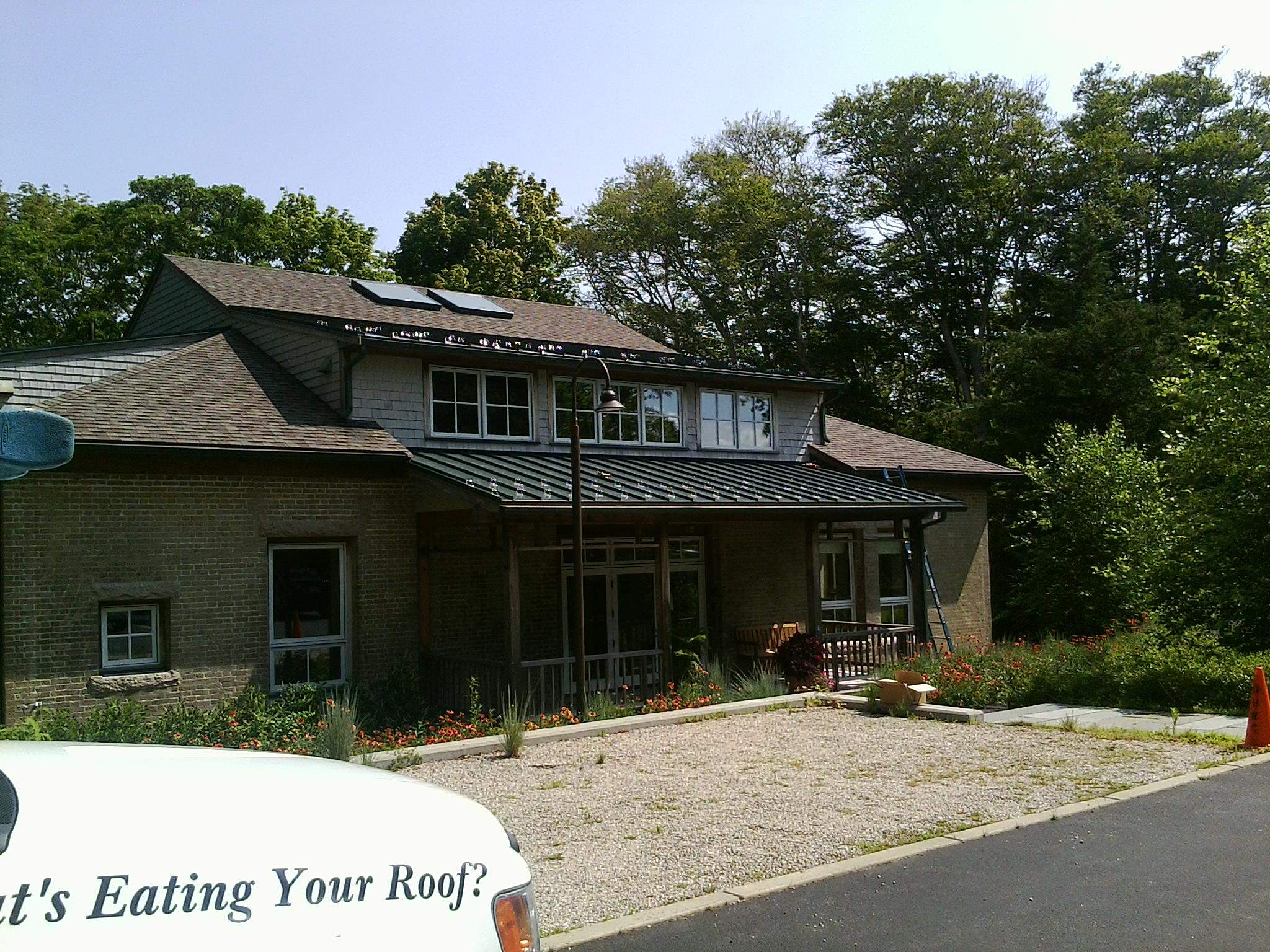 Green Gutters on the Woods Hole Research Center-Falmouth, MA by Gutter Pro Enterprises