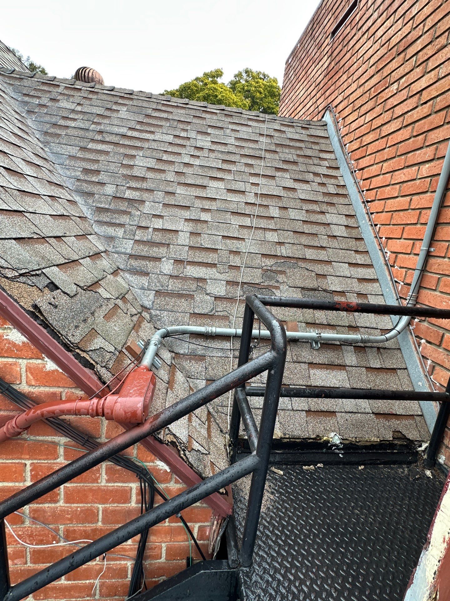 Grace Lutheran Church in Culver City - Roof Repairs using GAF Copper Canyon  by Hull Brothers Roofing